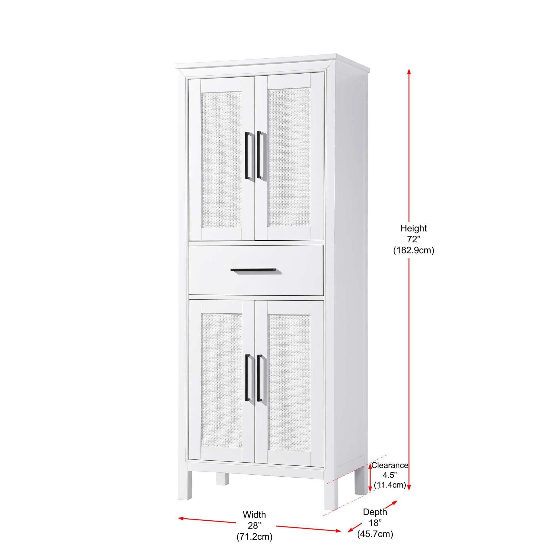 Shown in White finish