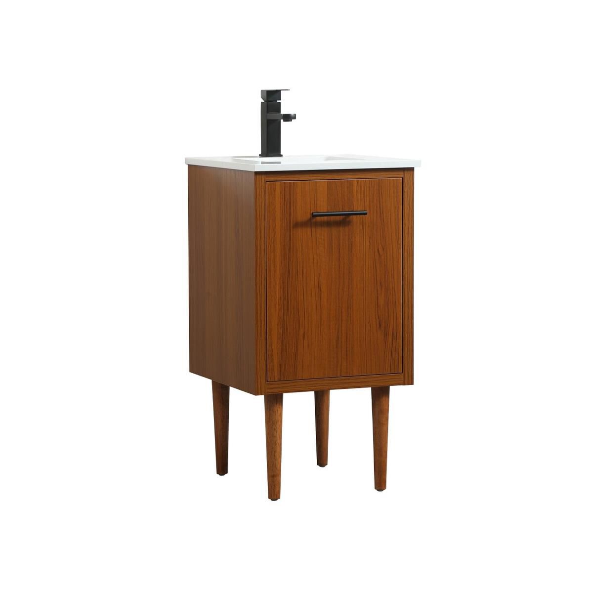 Shown in Teak finish