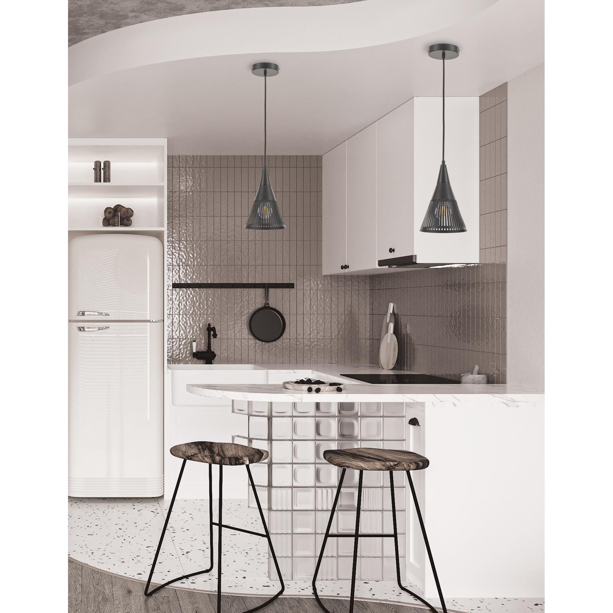 Rebecca 7 Inch Mini Pendant by Dainolite