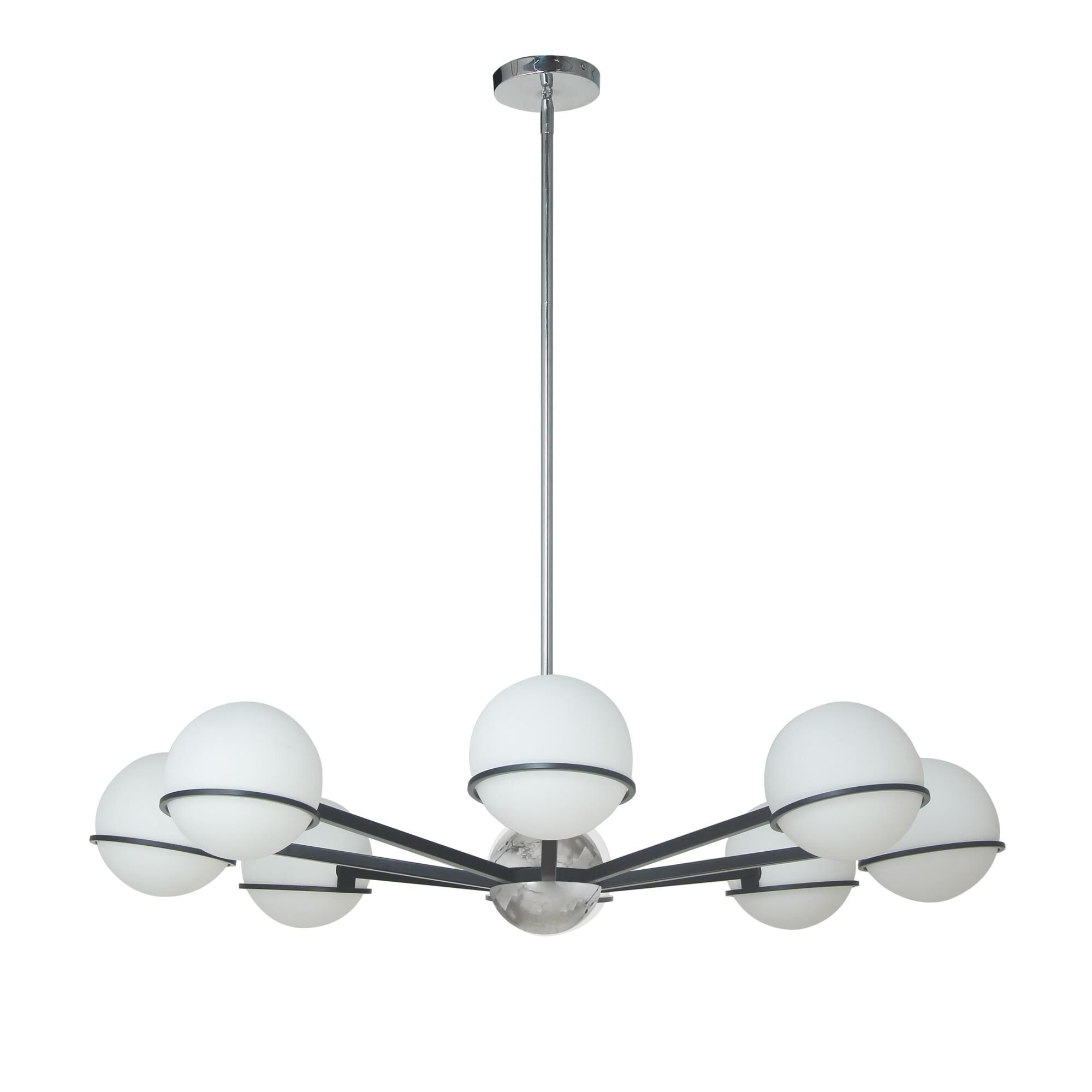 Sofia 38 Inch 8 Light Chandelier by Dainolite