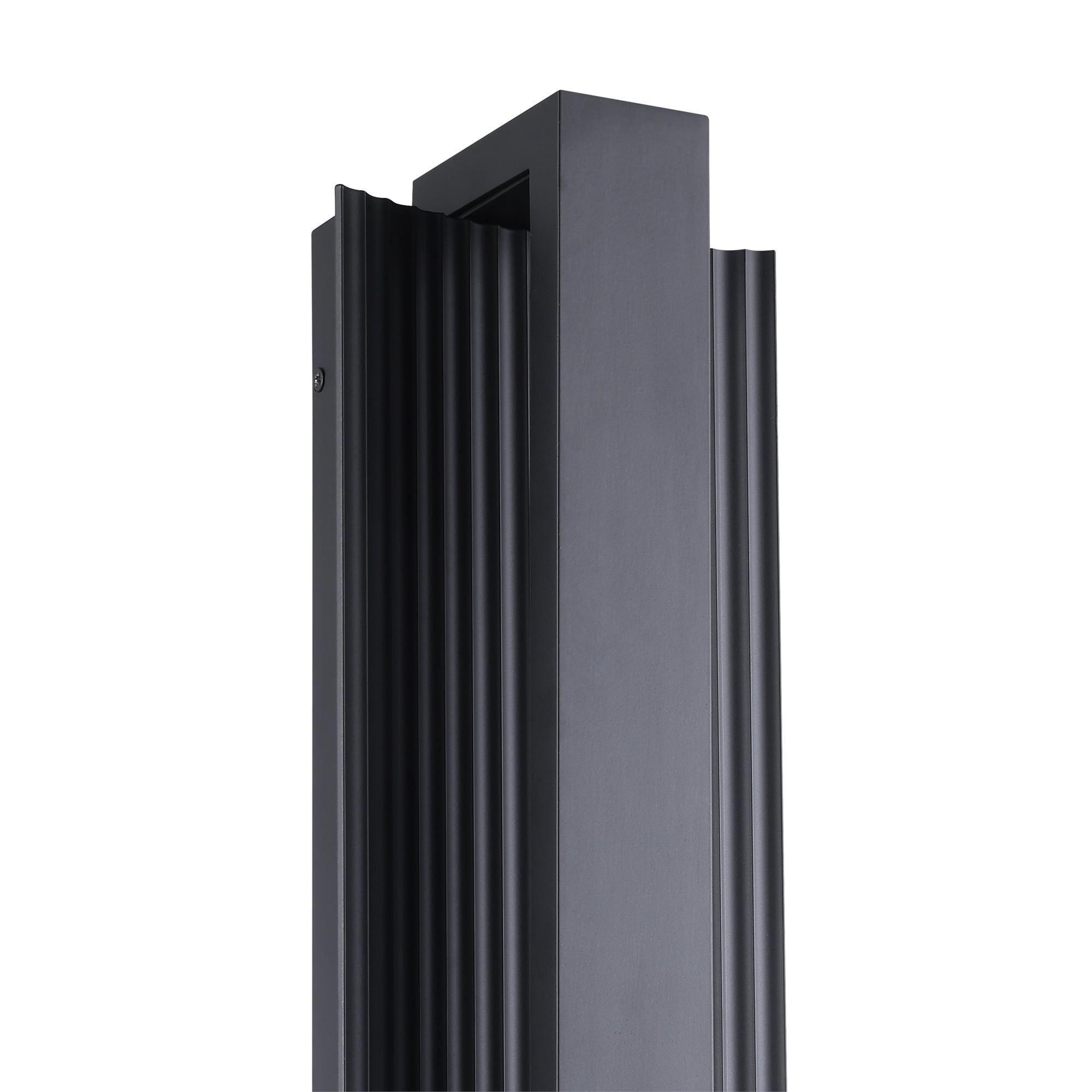 Shown in Matte Black finish and Clear Polycarbonate glass