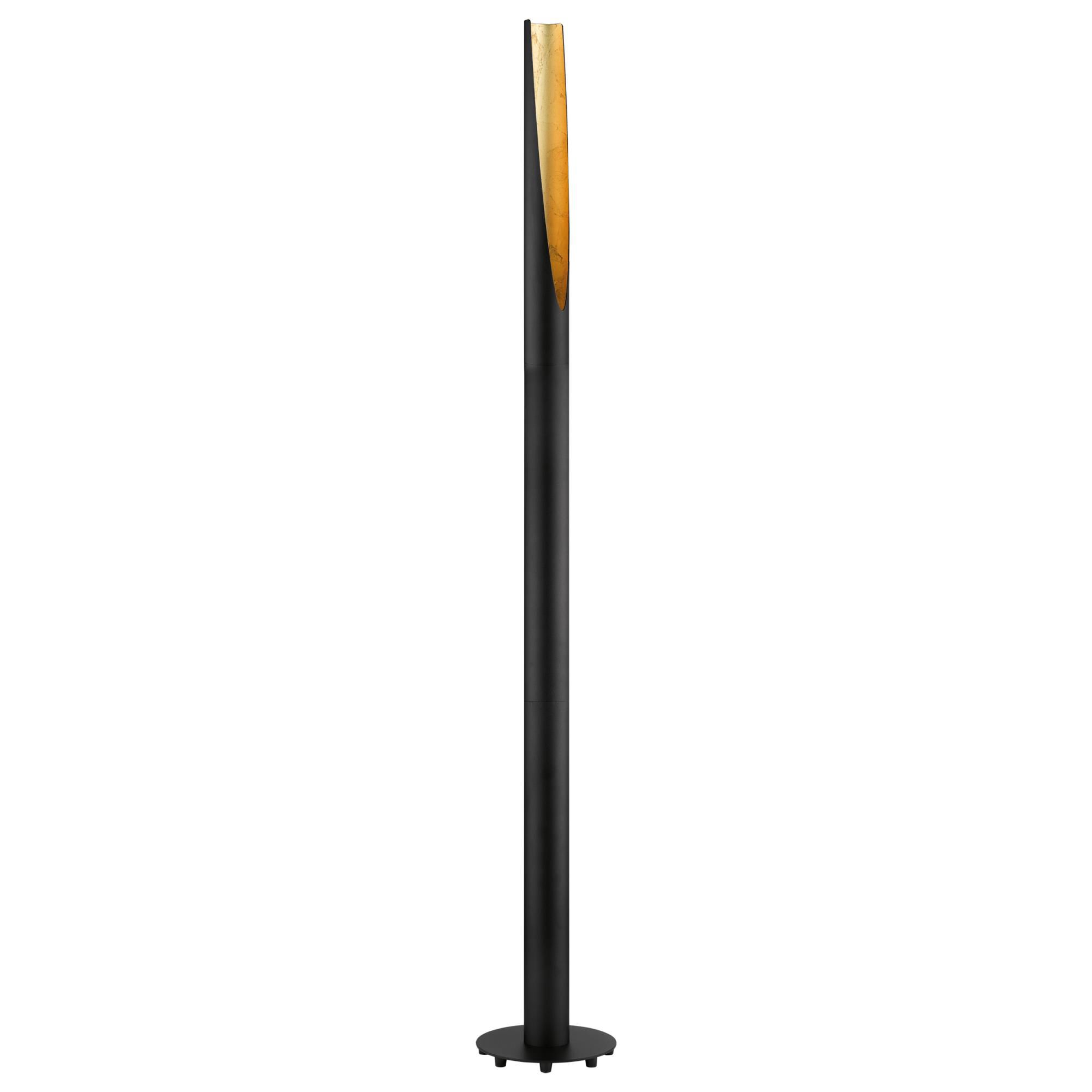 Shown in Black/Gold finish and Drum/Cylinder glass and Drum/Cylinder Black/Gold Metal shade