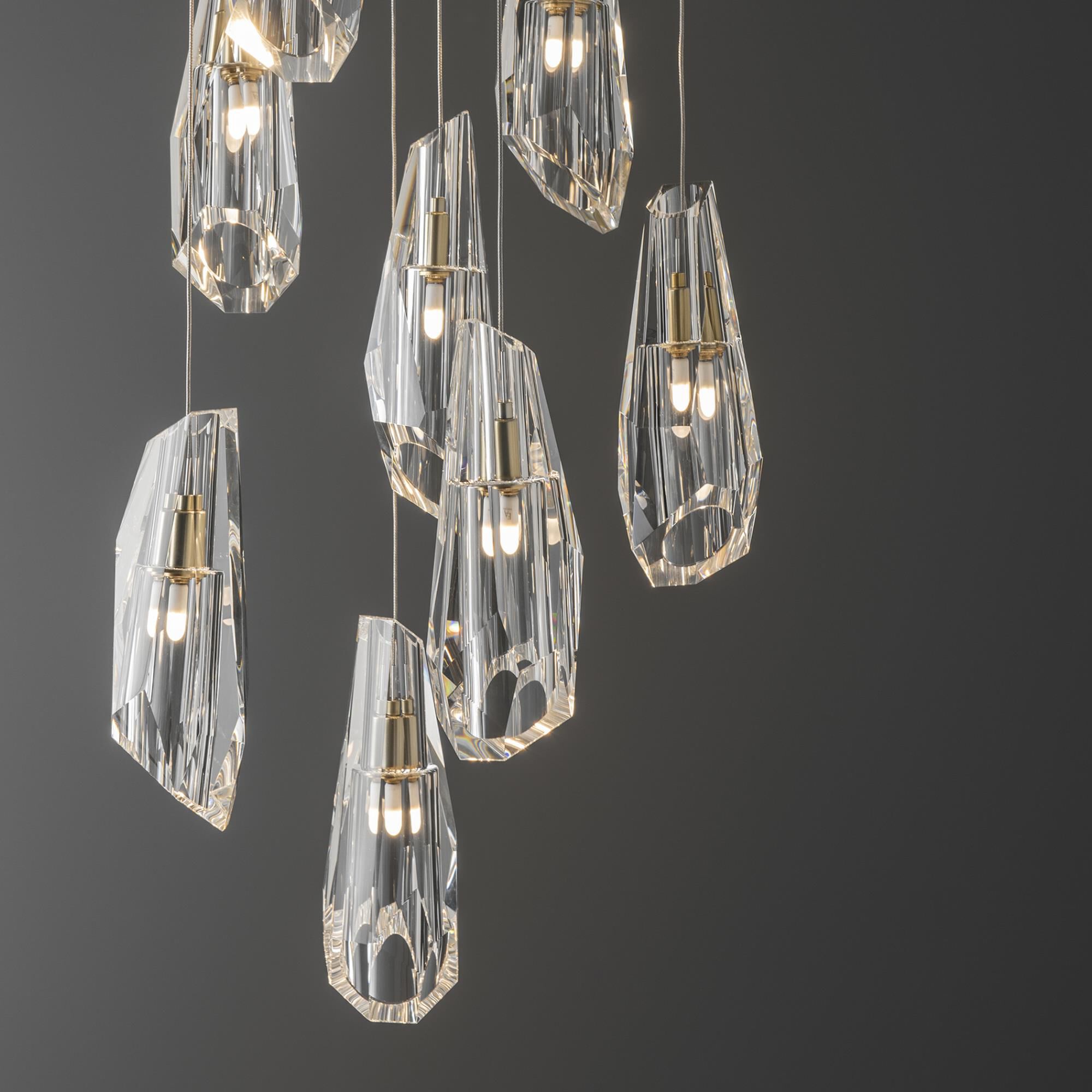 Luma 21 Inch Multi Light Pendant by Hubbardton Forge