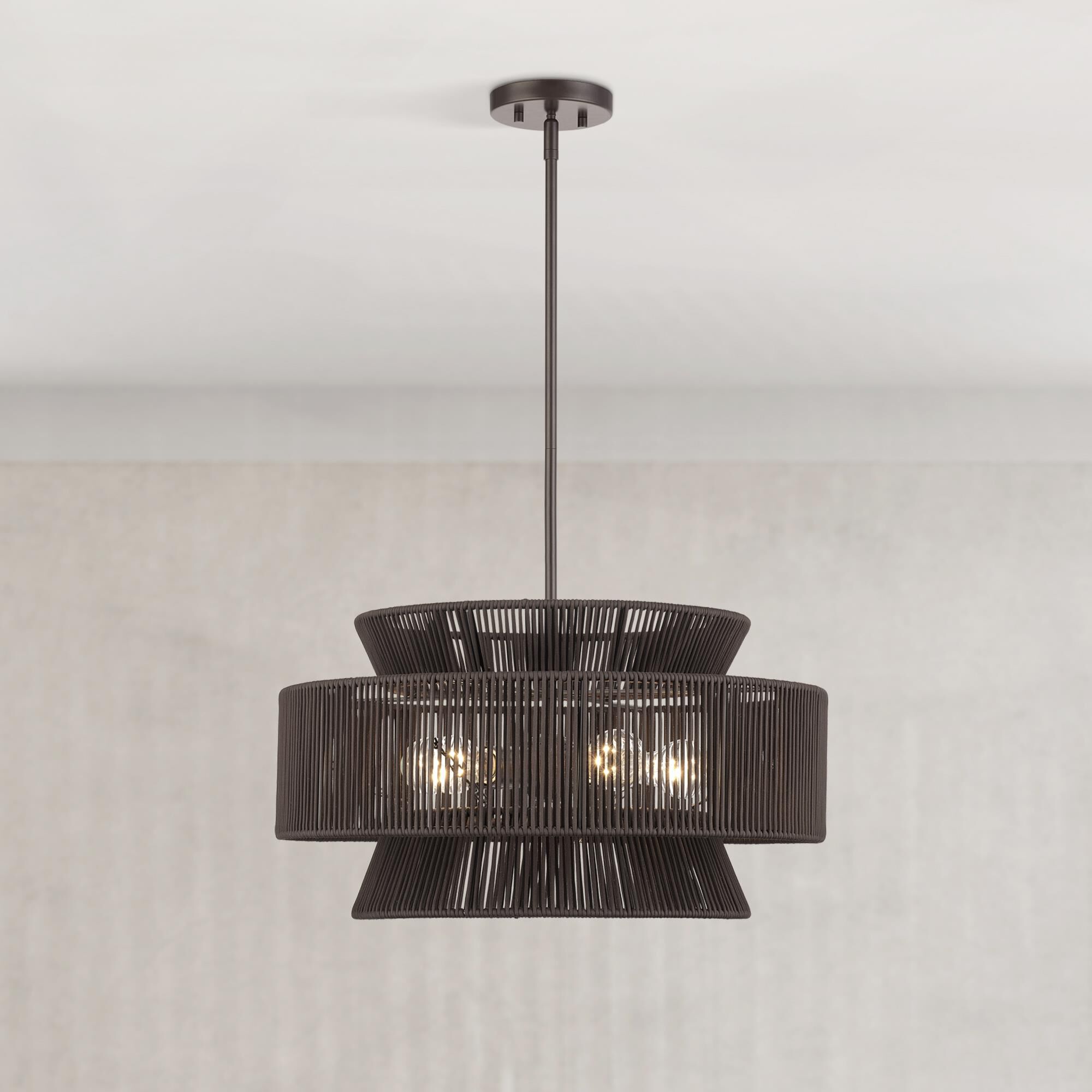 Florell 22 Inch Large Pendant by Livex Lighting
