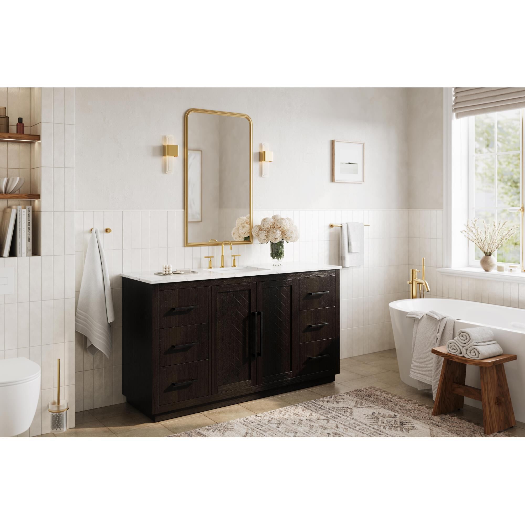 Chase 60 Inch Bath Vanity by Elegant Dcor