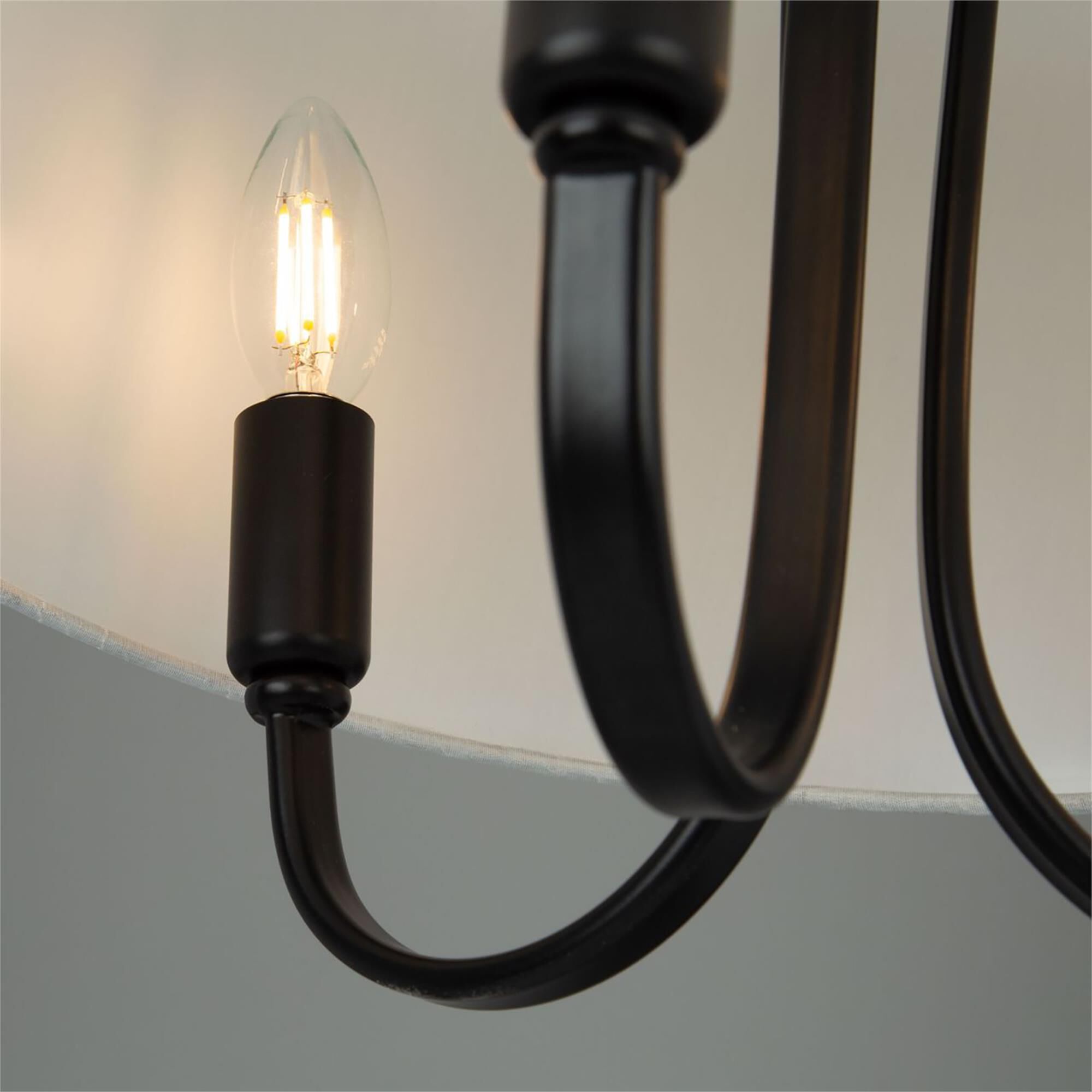 Steven Sabados (S&C) Rhythm 15 Inch 3 Light Semi Flush Mount,