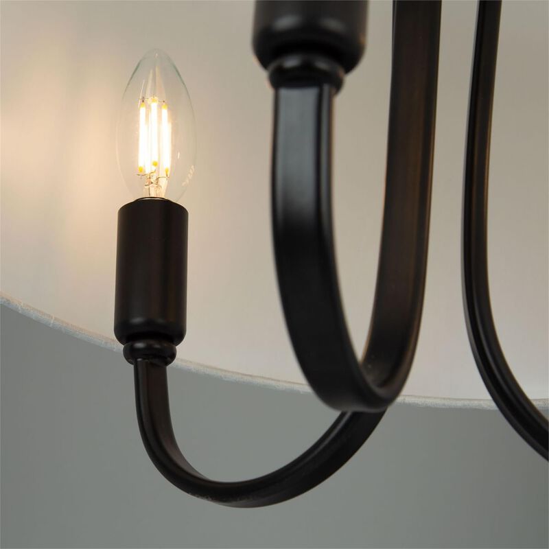 Steven Sabados (S&C) Rhythm 15 Inch 3 Light Semi Flush Mount by Artcraft
