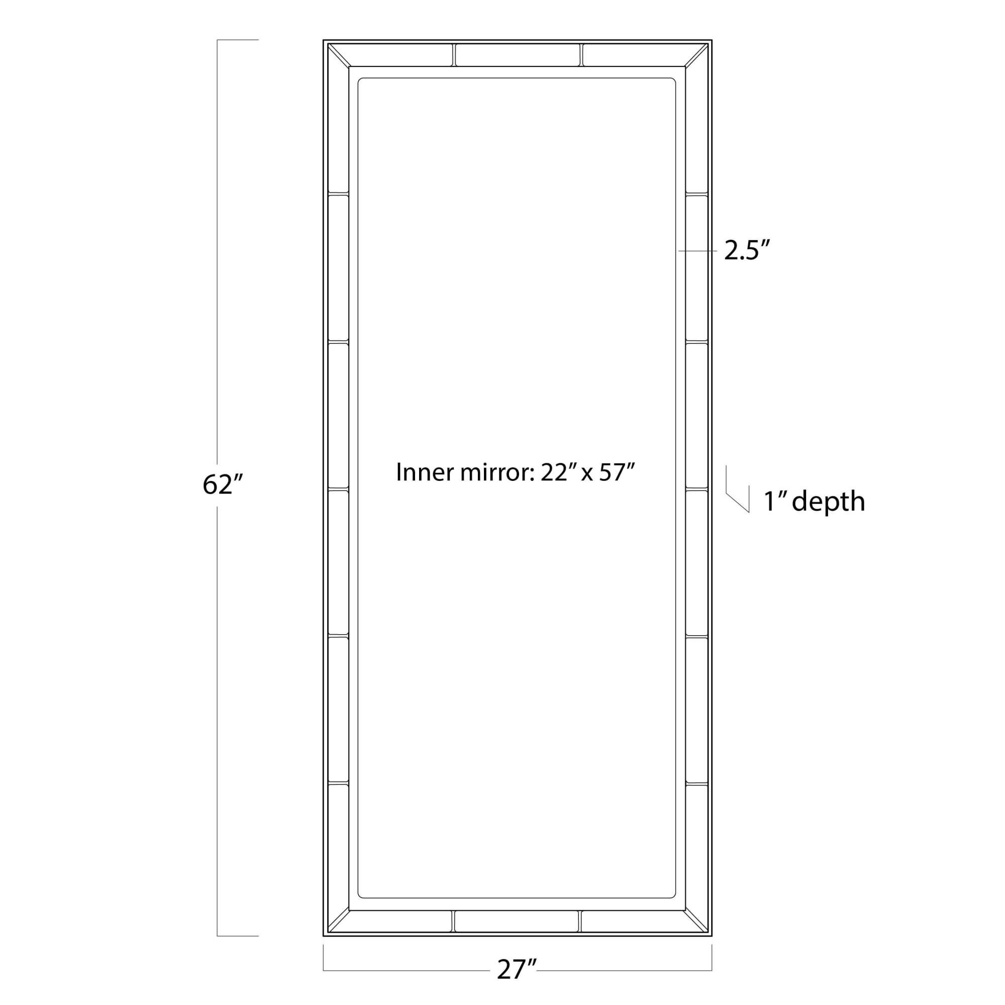 Plaza 62 Inch Decorative Mirror by Regina Andrew