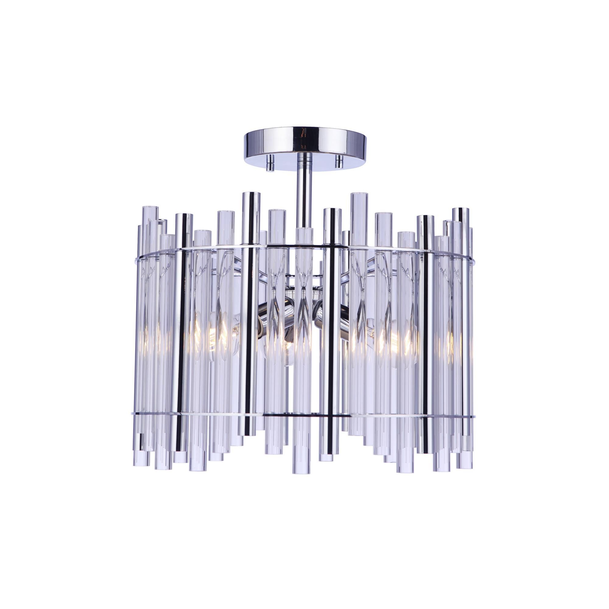 Reveal 16 Inch Semi Flush Mount,