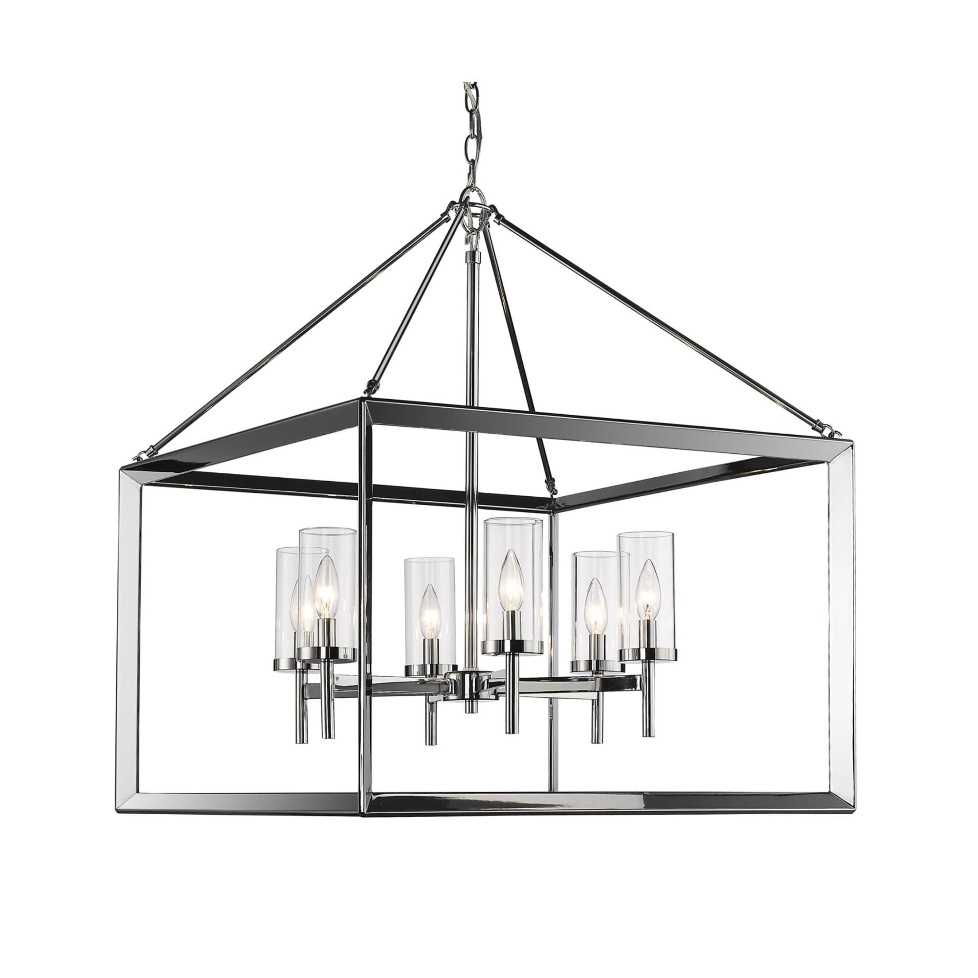 Smyth 26 Inch 6 Light Chandelier by Golden Lighting