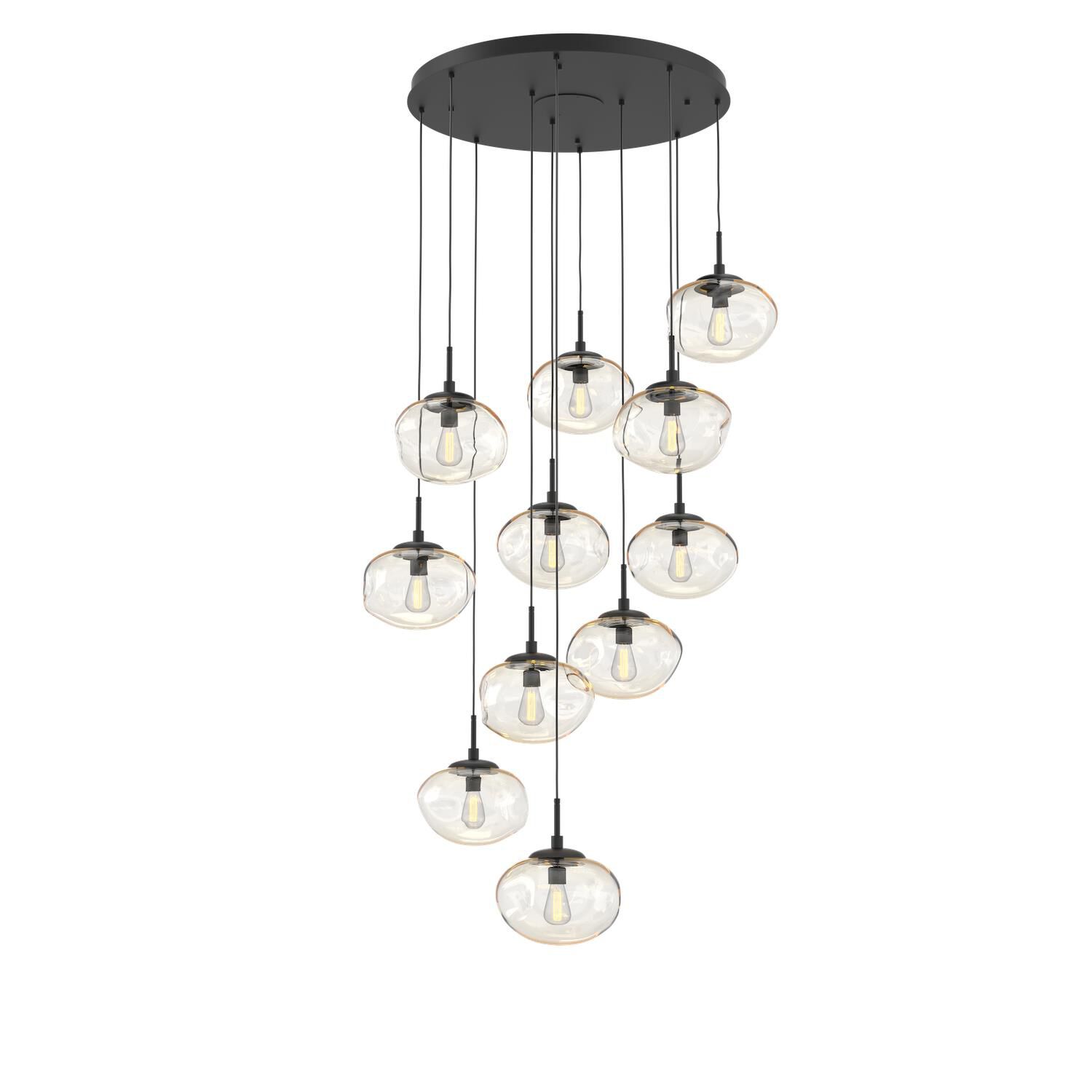 Levi Wilson Nebula 37 Inch 11 Light Multi Light Pendant by Hammerton Studio