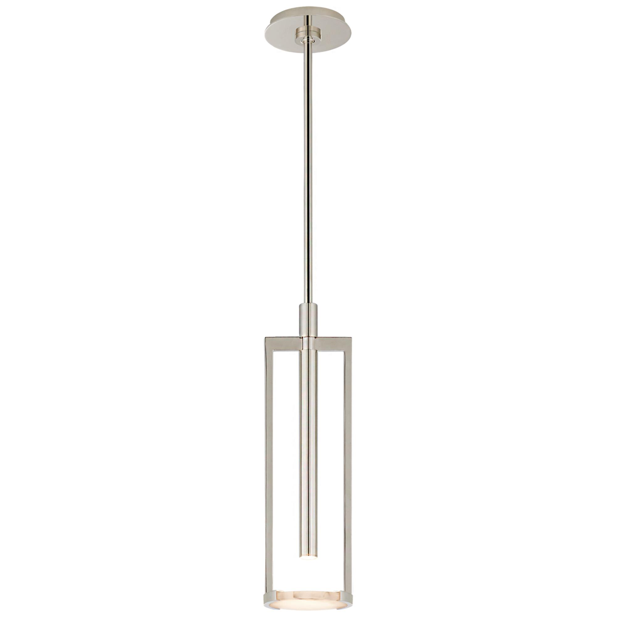 Shown in Polished Nickel finish and Alabaster glass