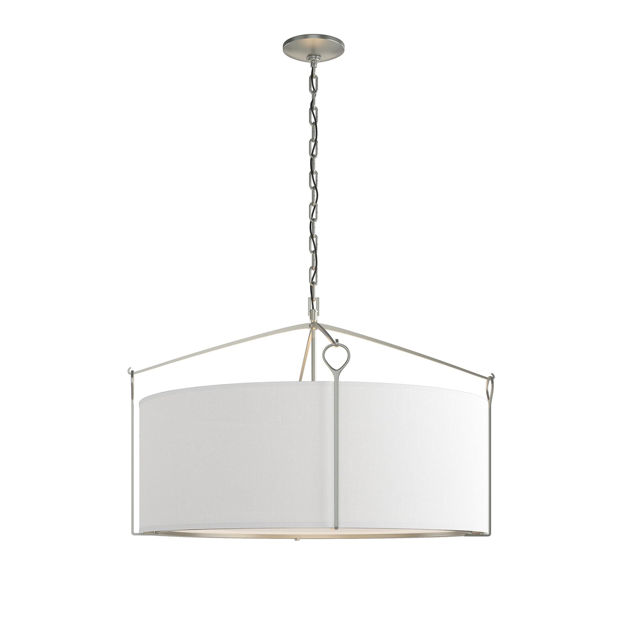 Shown in Vintage Platinum finish and Natural Anna shade
