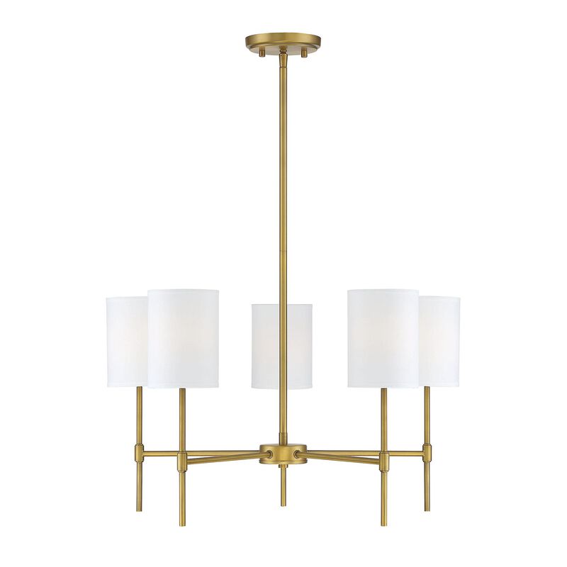 25 Inch 5 Light LED Chandelier by Meridian Lighting