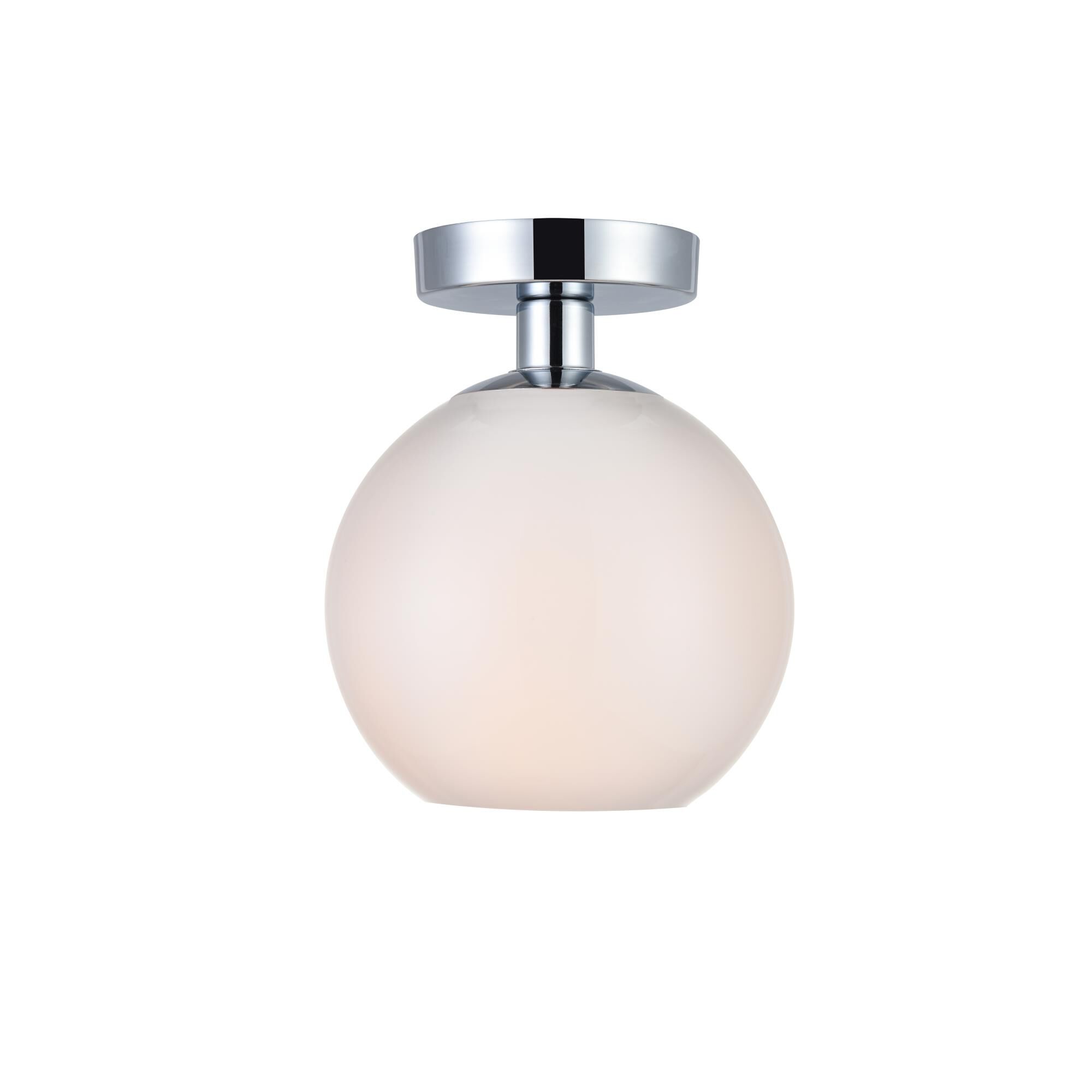 Baxter 8 Inch Semi Flush Mount by Elegant Lighting