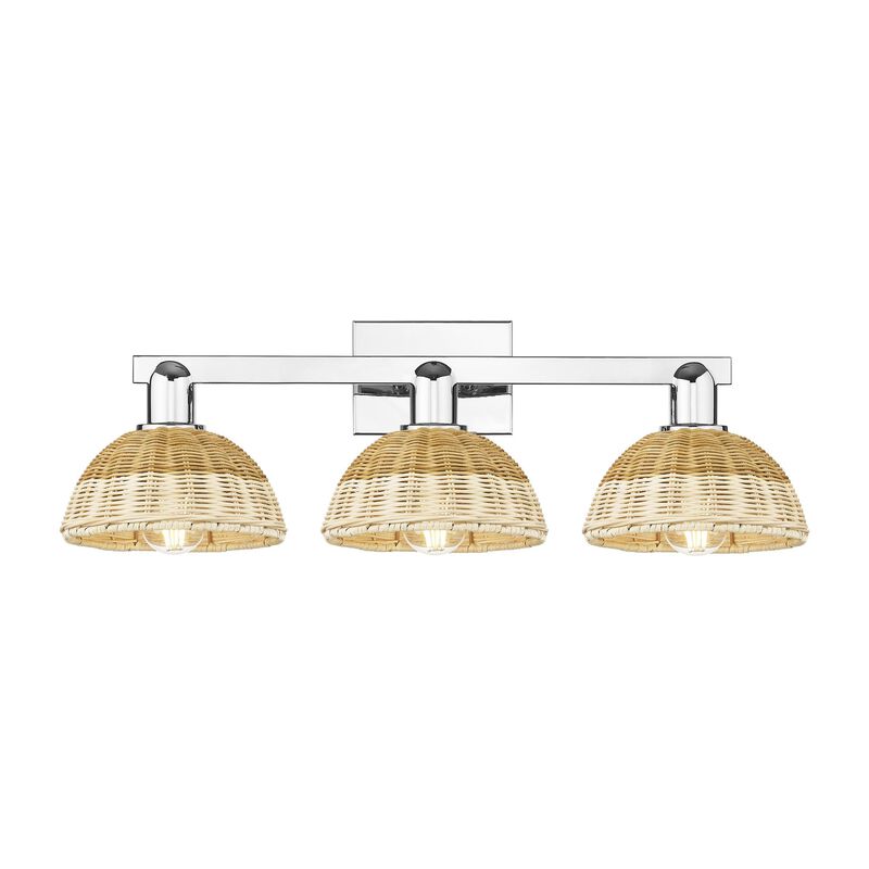 Bruno Marashlian Natural Ballston Dome 26 Inch Bath Vanity Light by Innovations Lighting