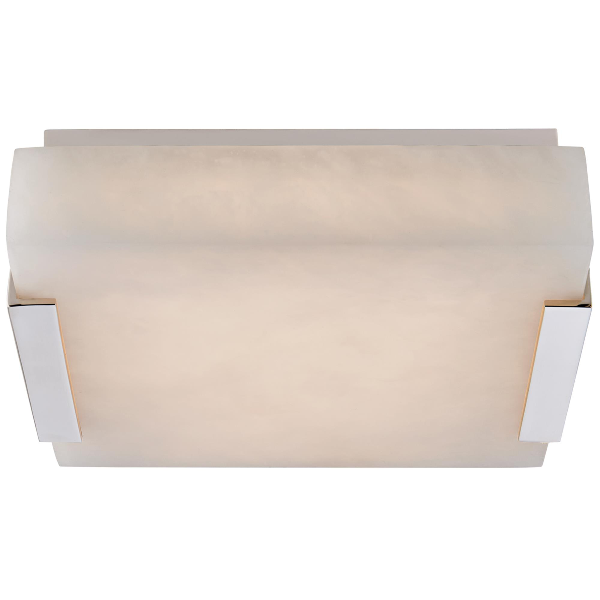 Shown in Polished Nickel finish and Alabaster glass