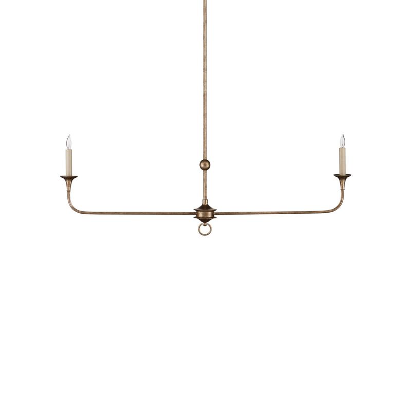 Nottaway 40 Inch Linear Suspension Light by Currey and Company