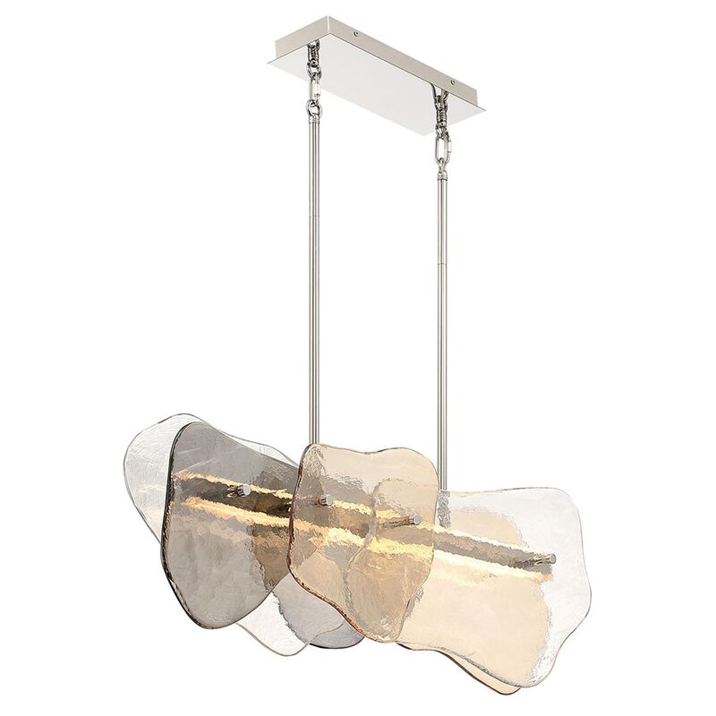 Grotto Small Linear Chandelier by Eurofase Lighting