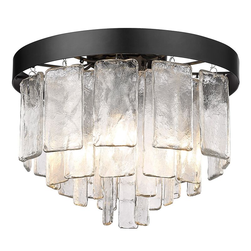 Ciara 13 Inch Flush Mount by Golden Lighting