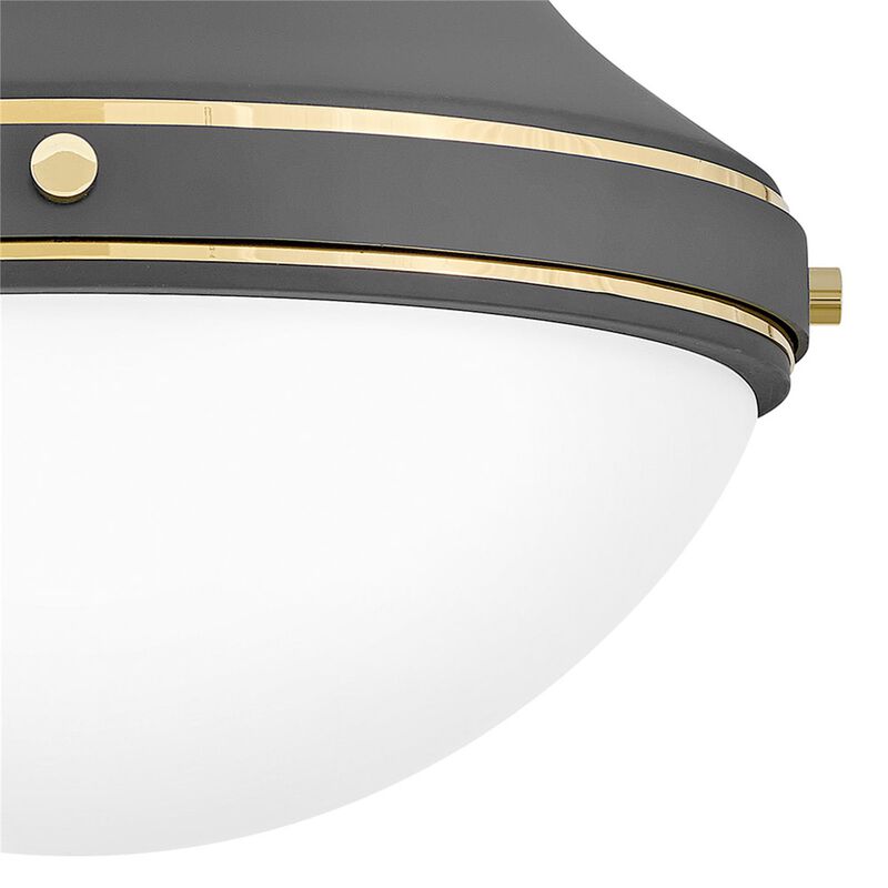 Oliver 14 Inch Flush Mount by Hinkley