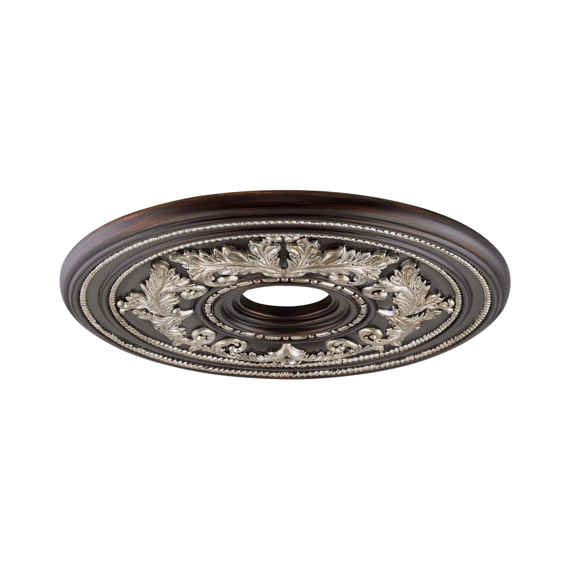Shown in Hand Rubbed Bronze-Antique Silver Accents finish