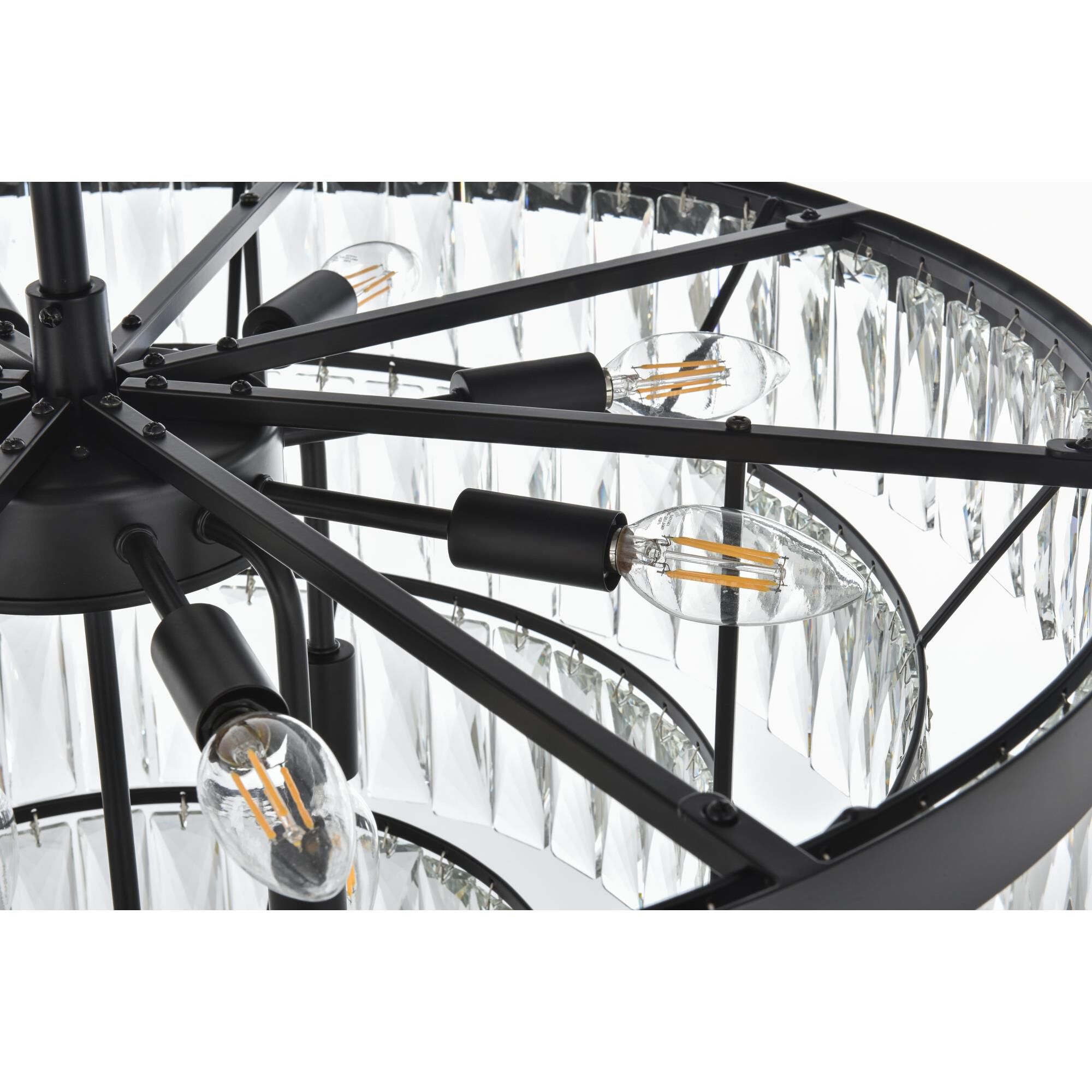 Josephine 28 Inch Chandelier by Elegant Lighting
