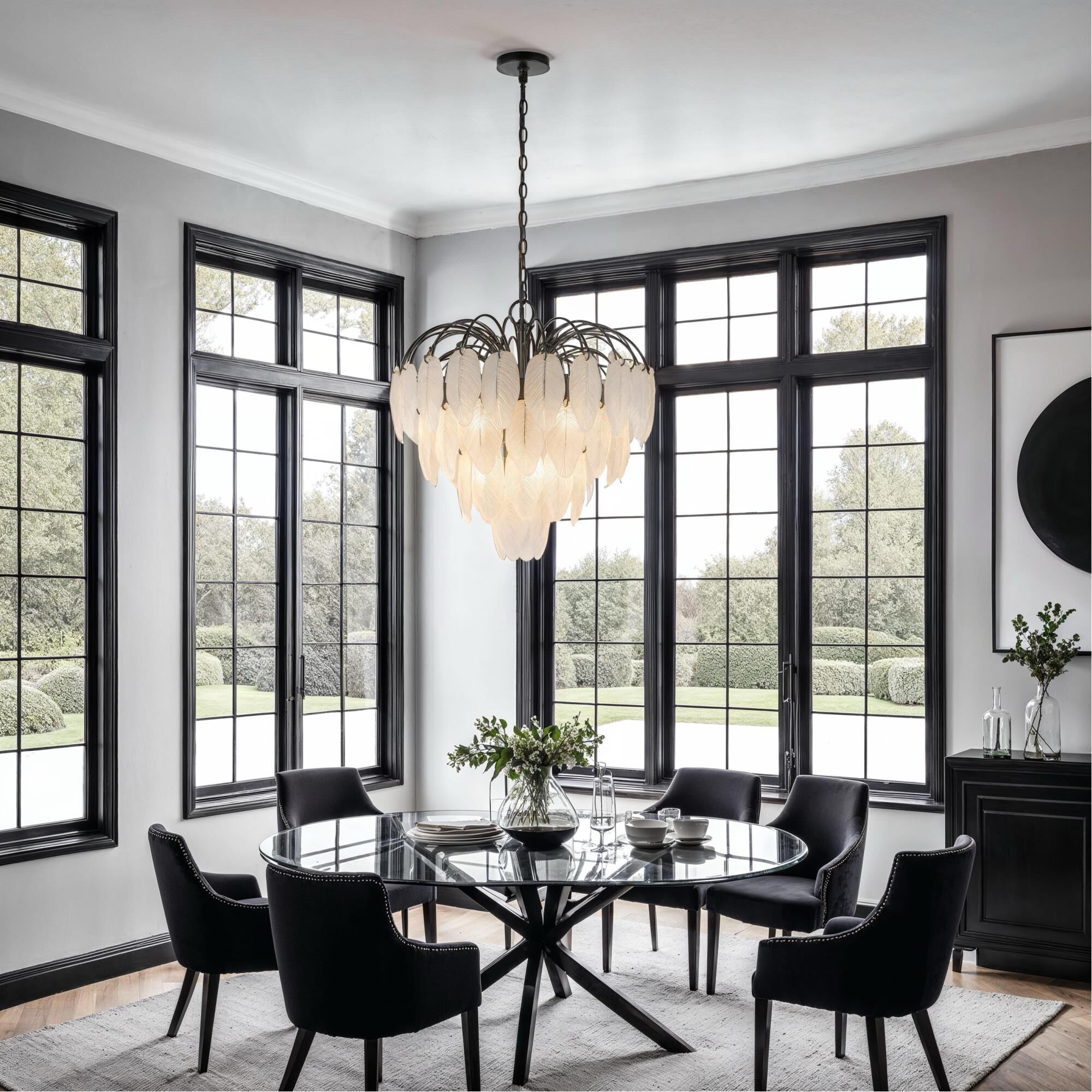 Shown in Black finish