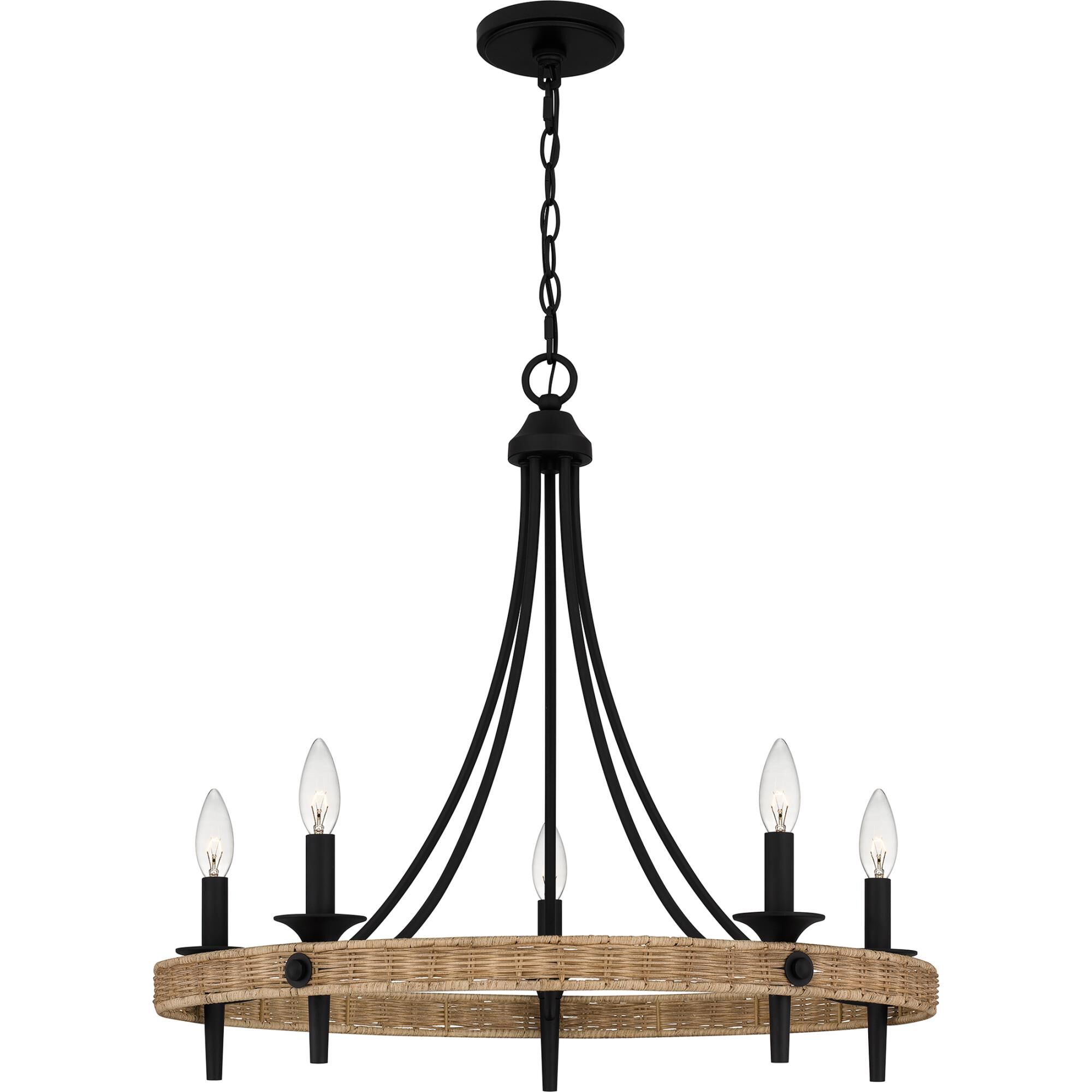 Catania 26 Inch 5 Light Chandelier by Quoizel
