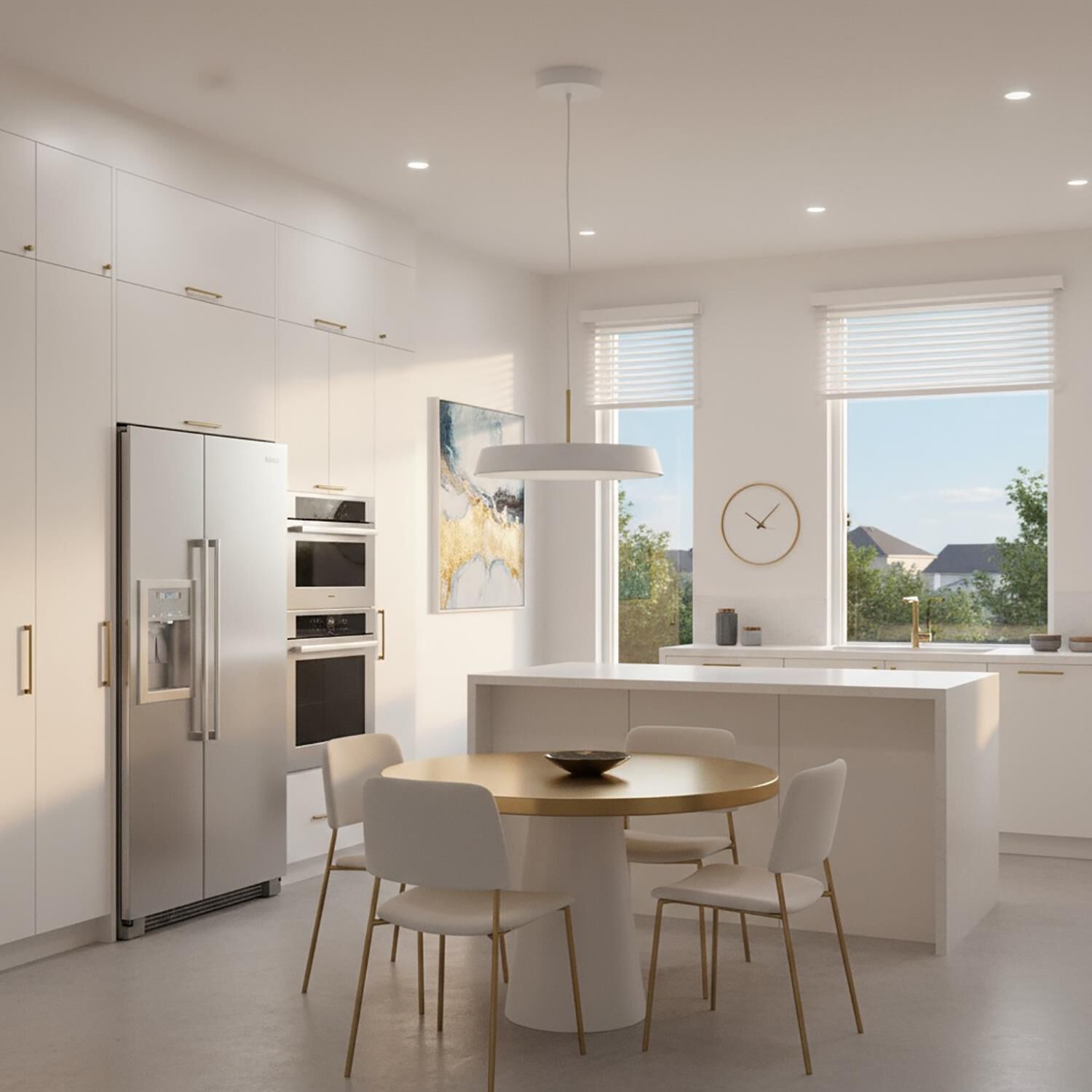 Shown in White finish