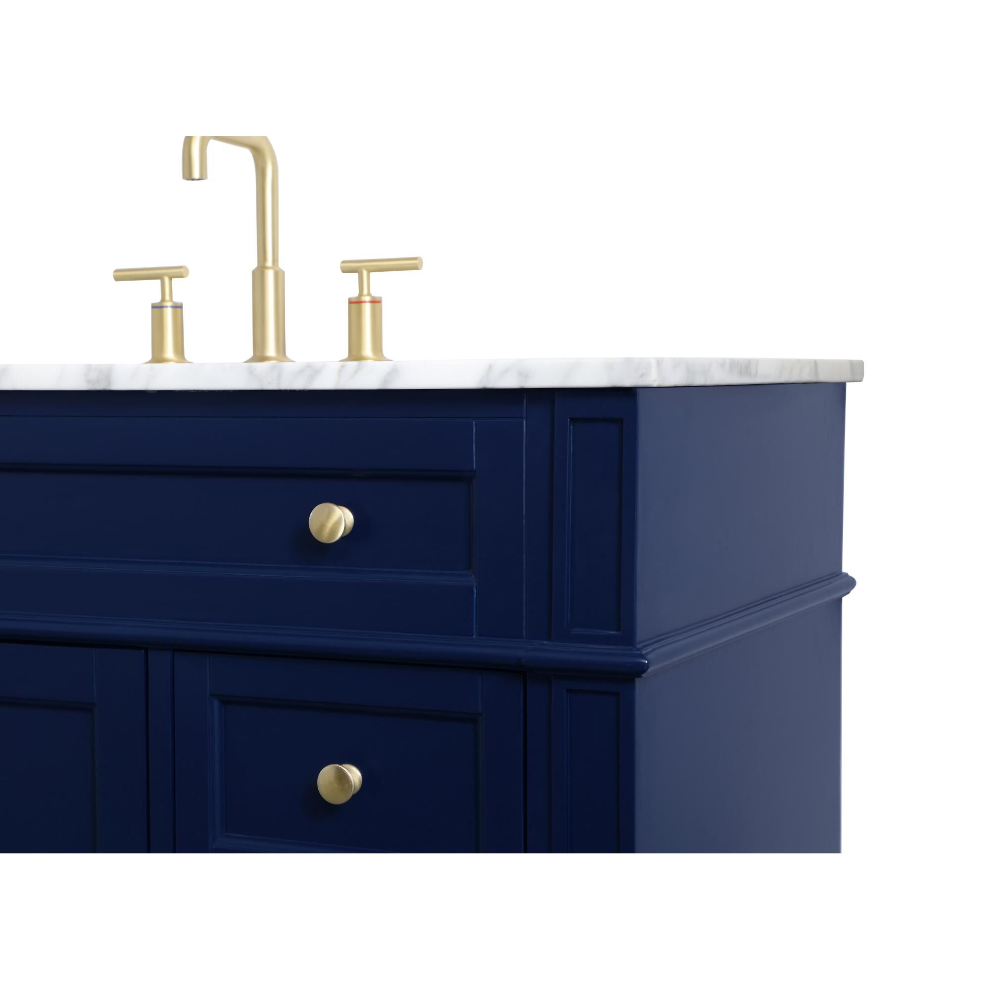 Shown in Blue finish