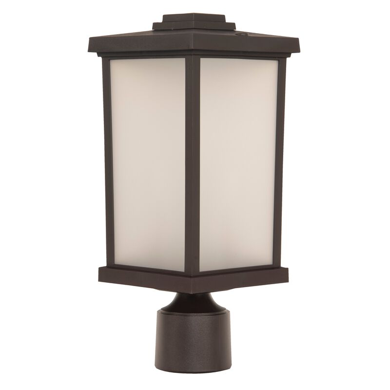 Composite 15 Inch Tall 1 Light Outdoor Post Lamp by Craftmade