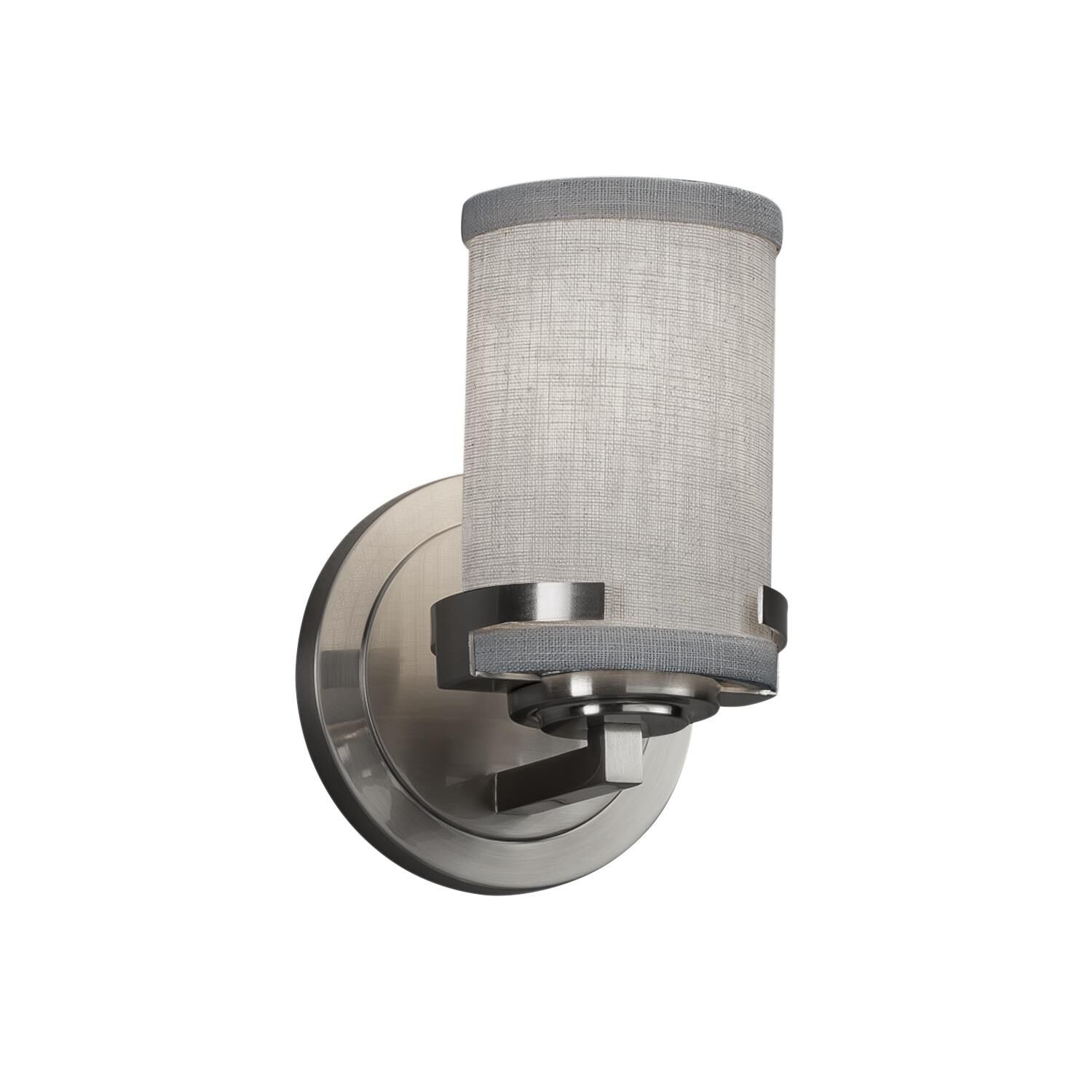 Justice Design Group Textile 8 Inch Wall Sconce