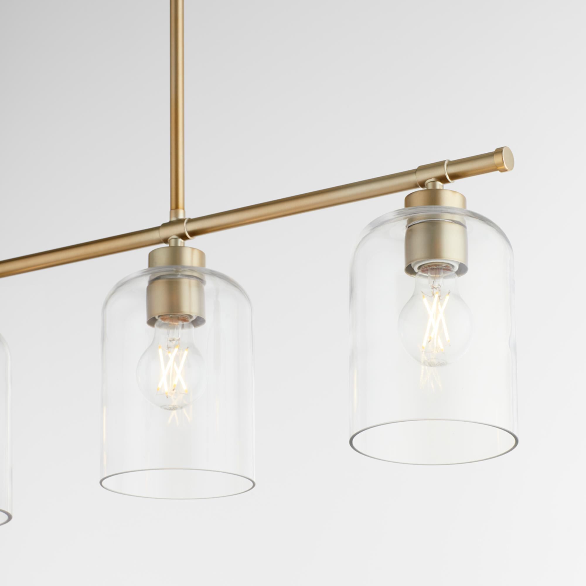 Tribute 35 Inch 4 Light Linear Suspension Light by Quorum International