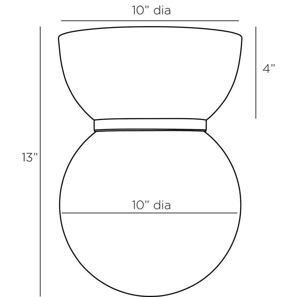 Bryn 10 Inch Flush Mount by Arteriors Home