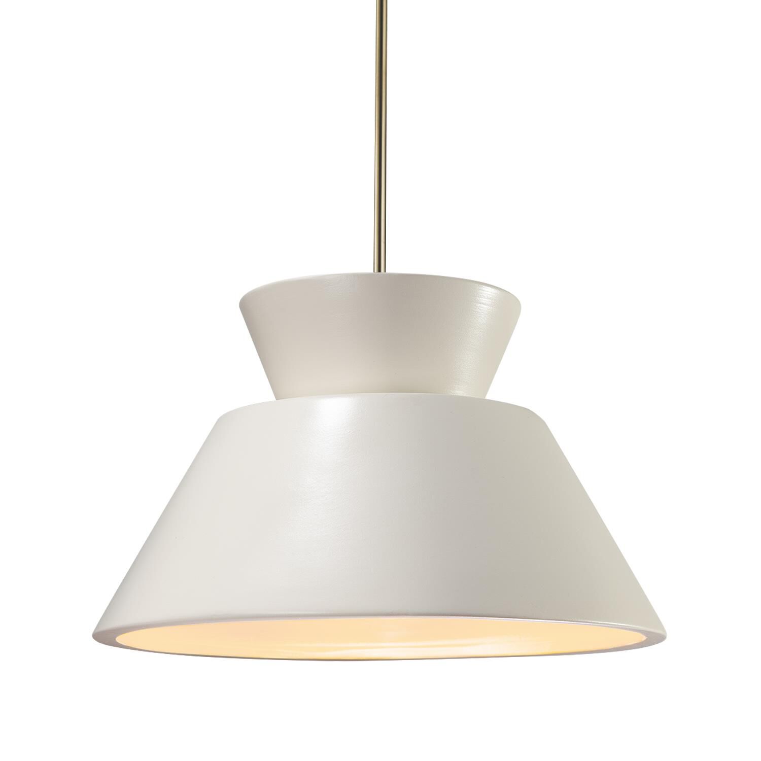 Radiance Trapezoid 14 Inch Large Pendant by Justice Design Group
