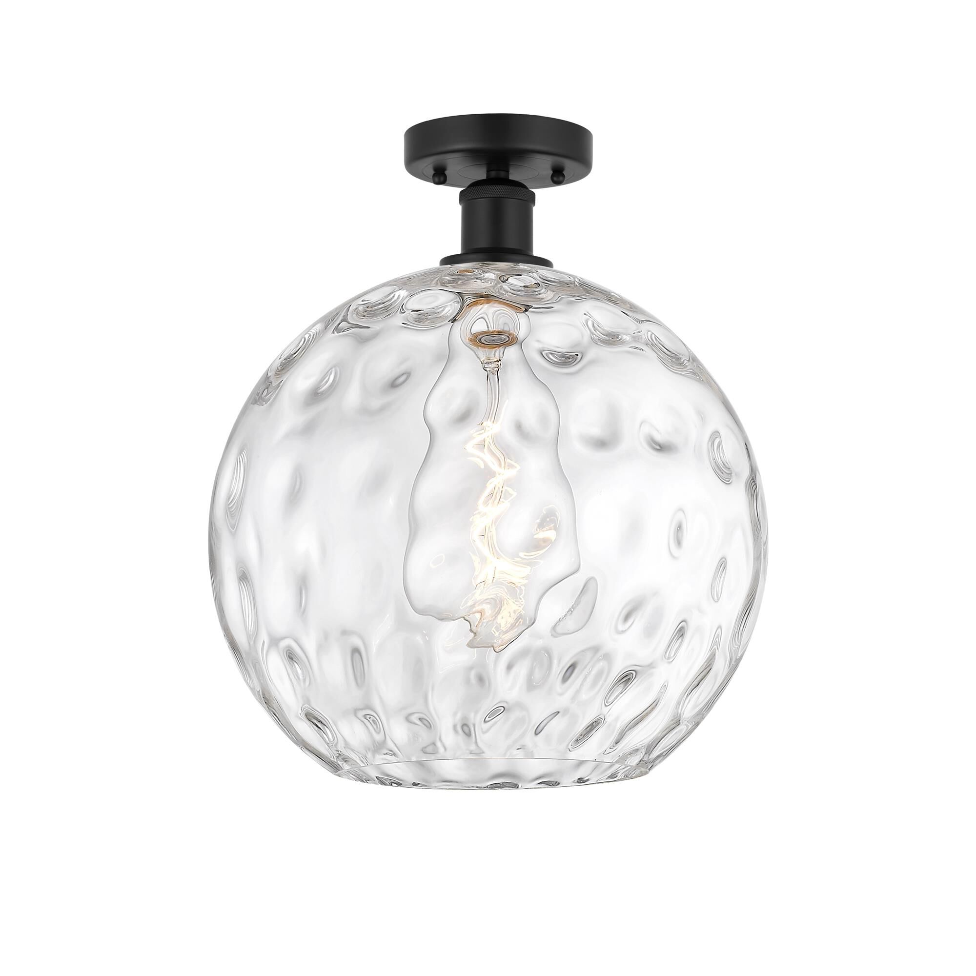 Shown in Matte Black finish and Clear Water glass