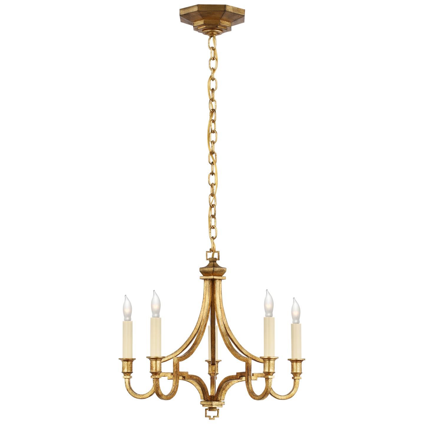 Shown in Gilded iron  finish