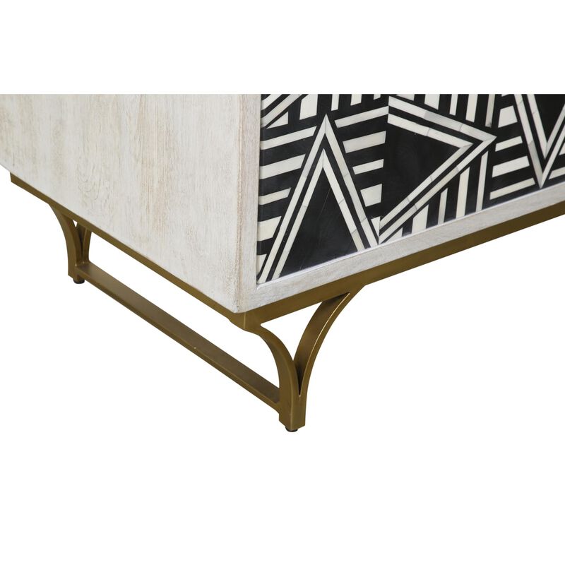Martina 49 Inch Storage Cabinet by Bassett Mirror Company