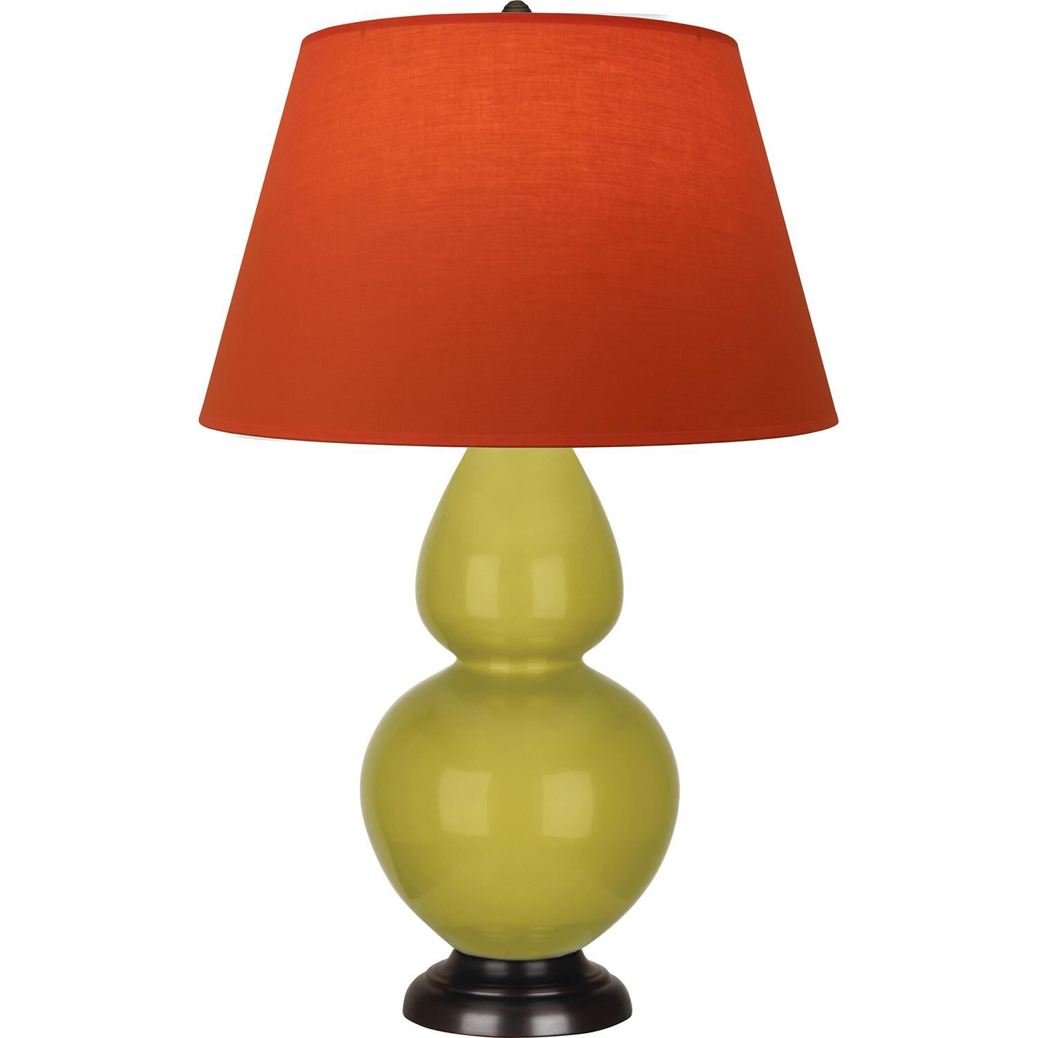 Shown in Citron finish and Tangerine and Taupe Lining shade and Deep Patina Bronze accent