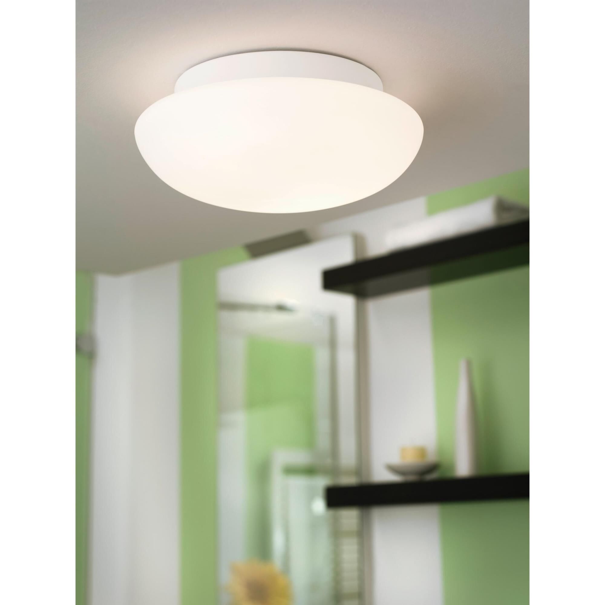 Eglo Ella 18 Inch 3 Light Flush Mount by Eglo Lighting