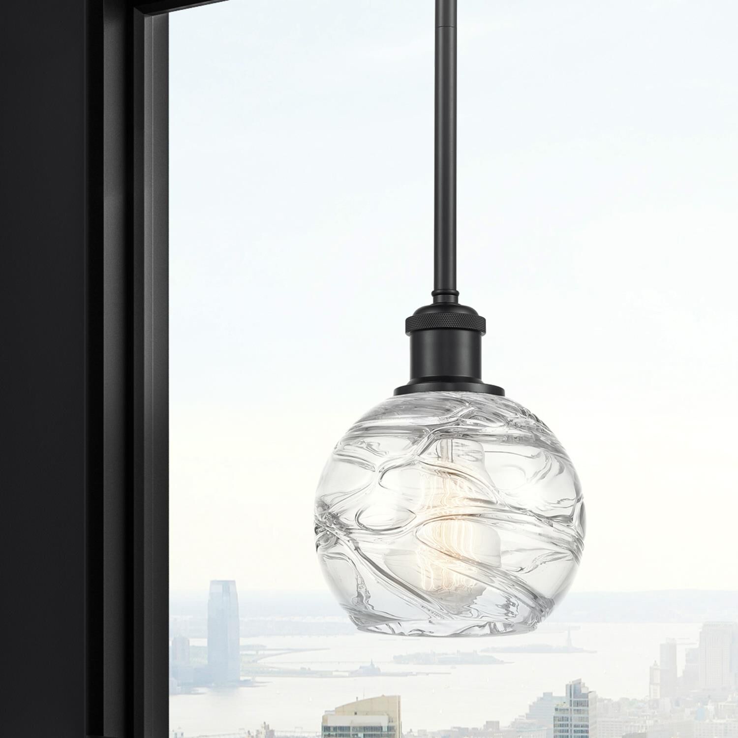 Bruno Marashlian Athens Deco Swirl 6 Inch Mini Pendant by Innovations Lighting