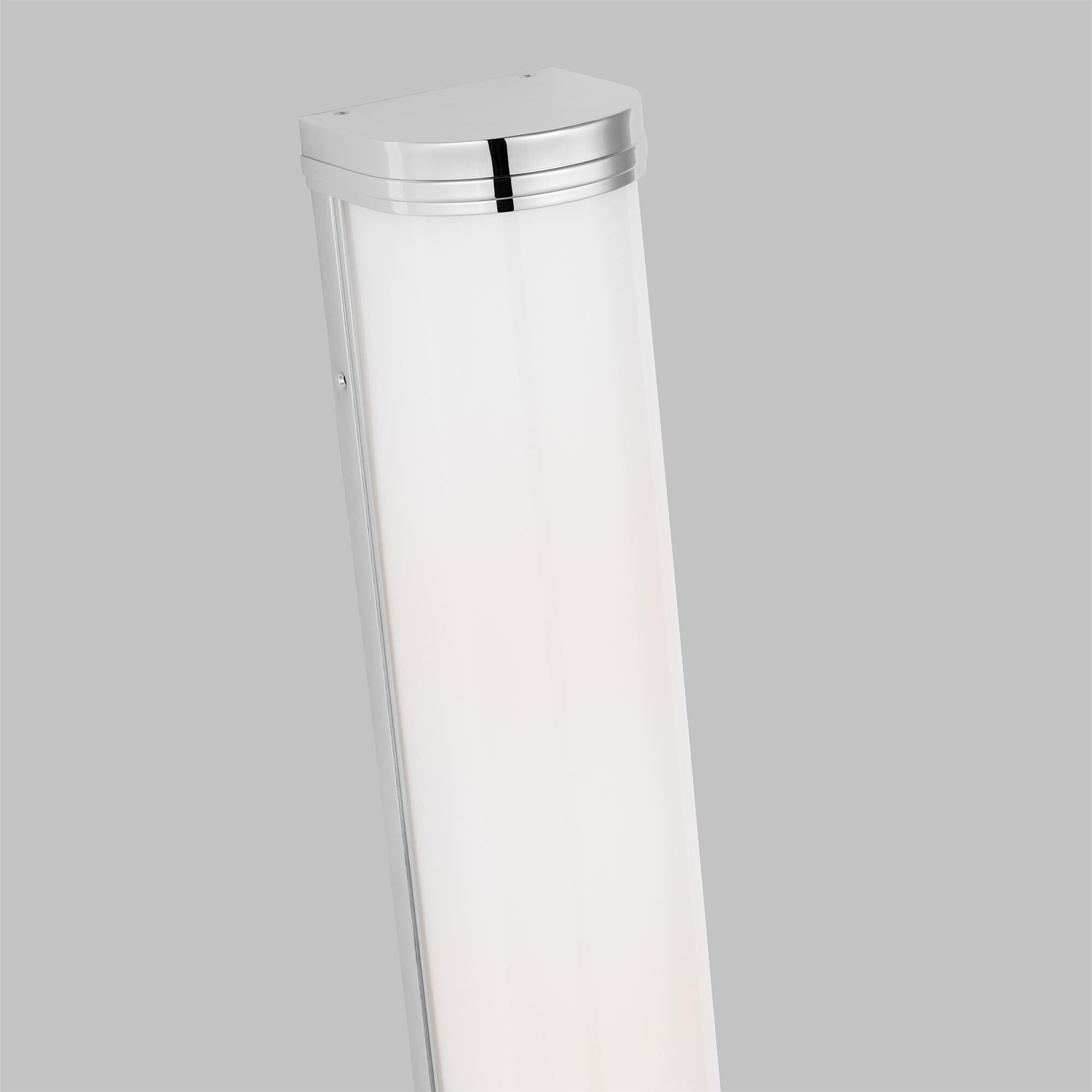 Shown in Polished Nickel finish and Opal Etched Glass shade