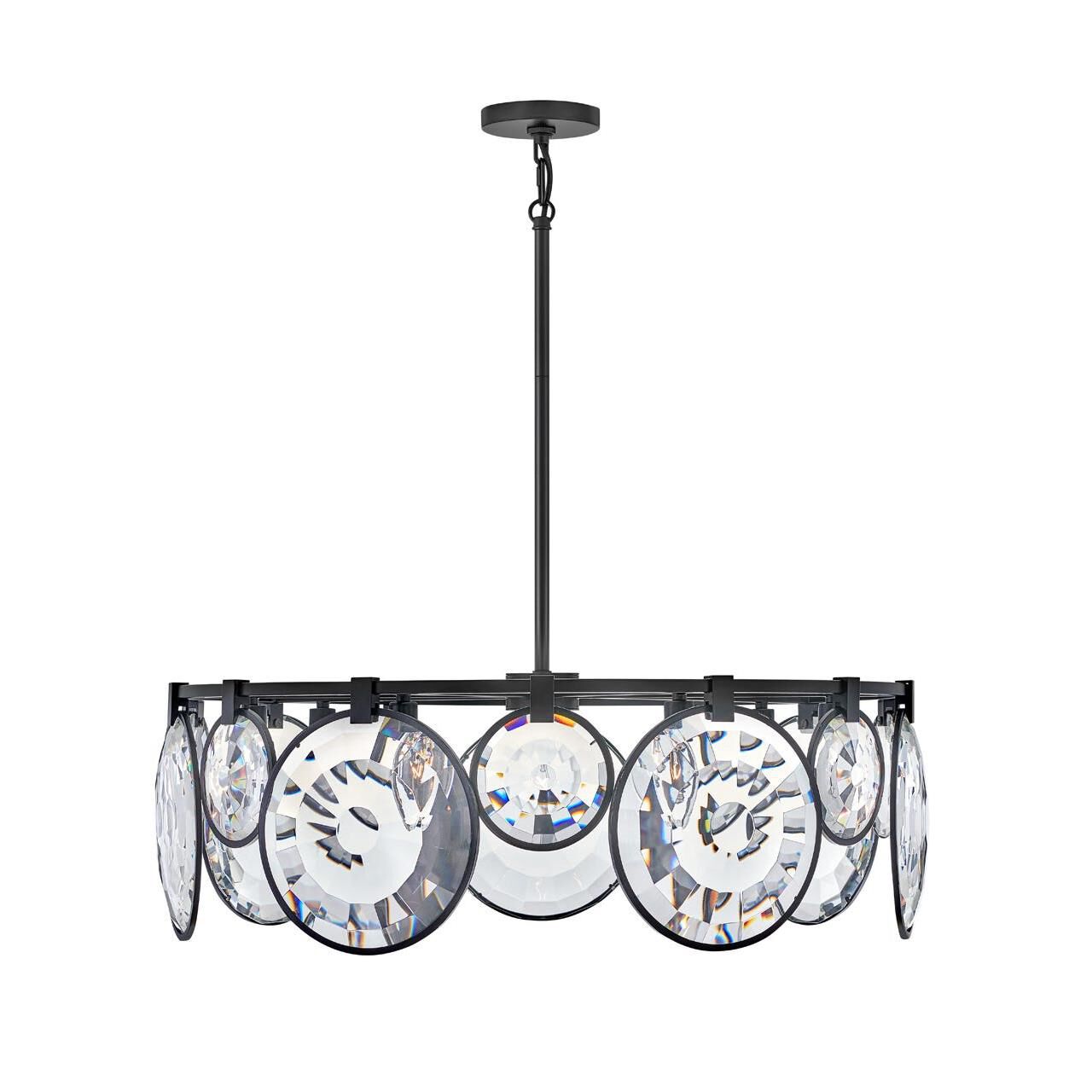 Nala 31 Inch 7 Light Chandelier by Fredrick Ramond