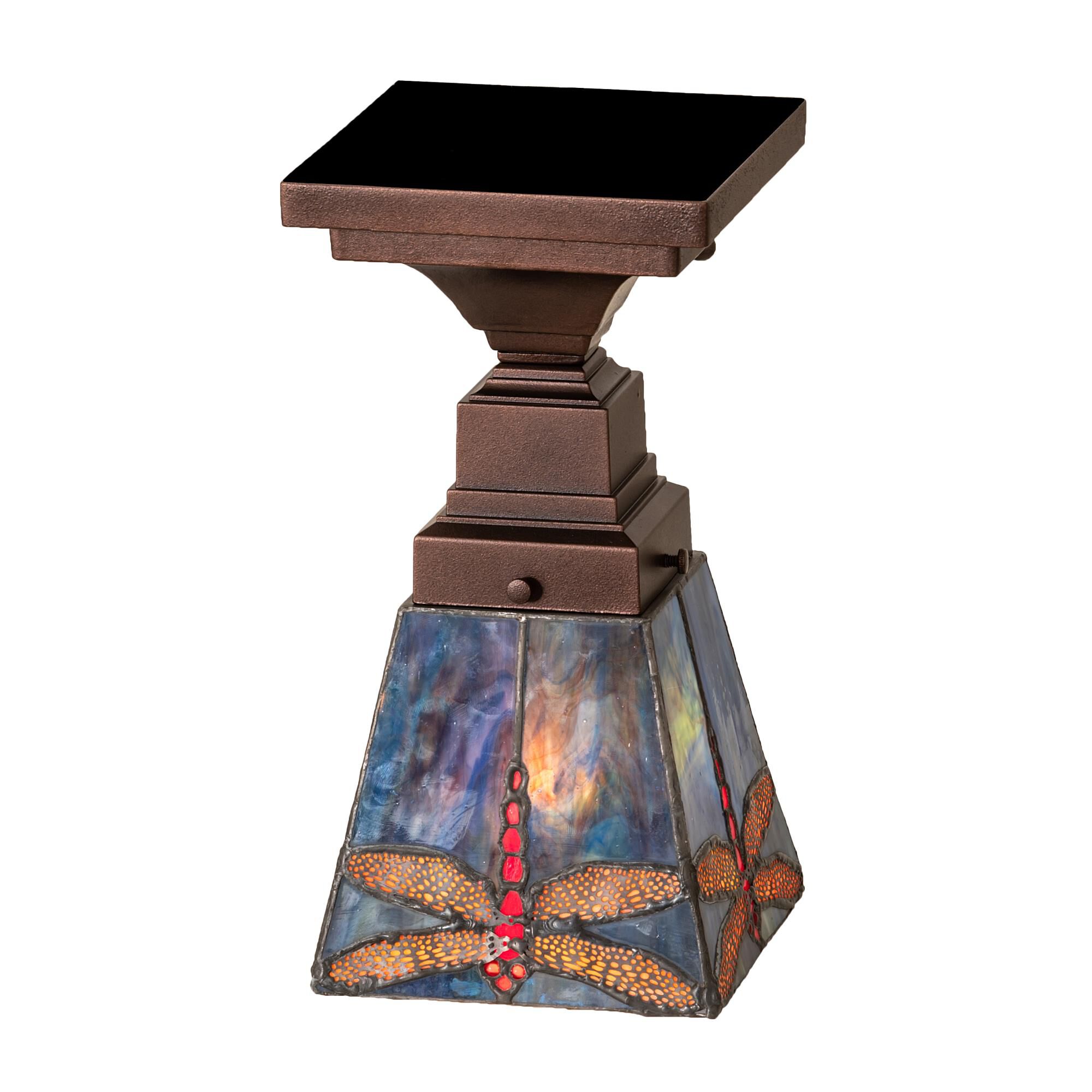 Prairie Dragonfly 7 Inch 1 Light Flush Mount by Meyda Lighting