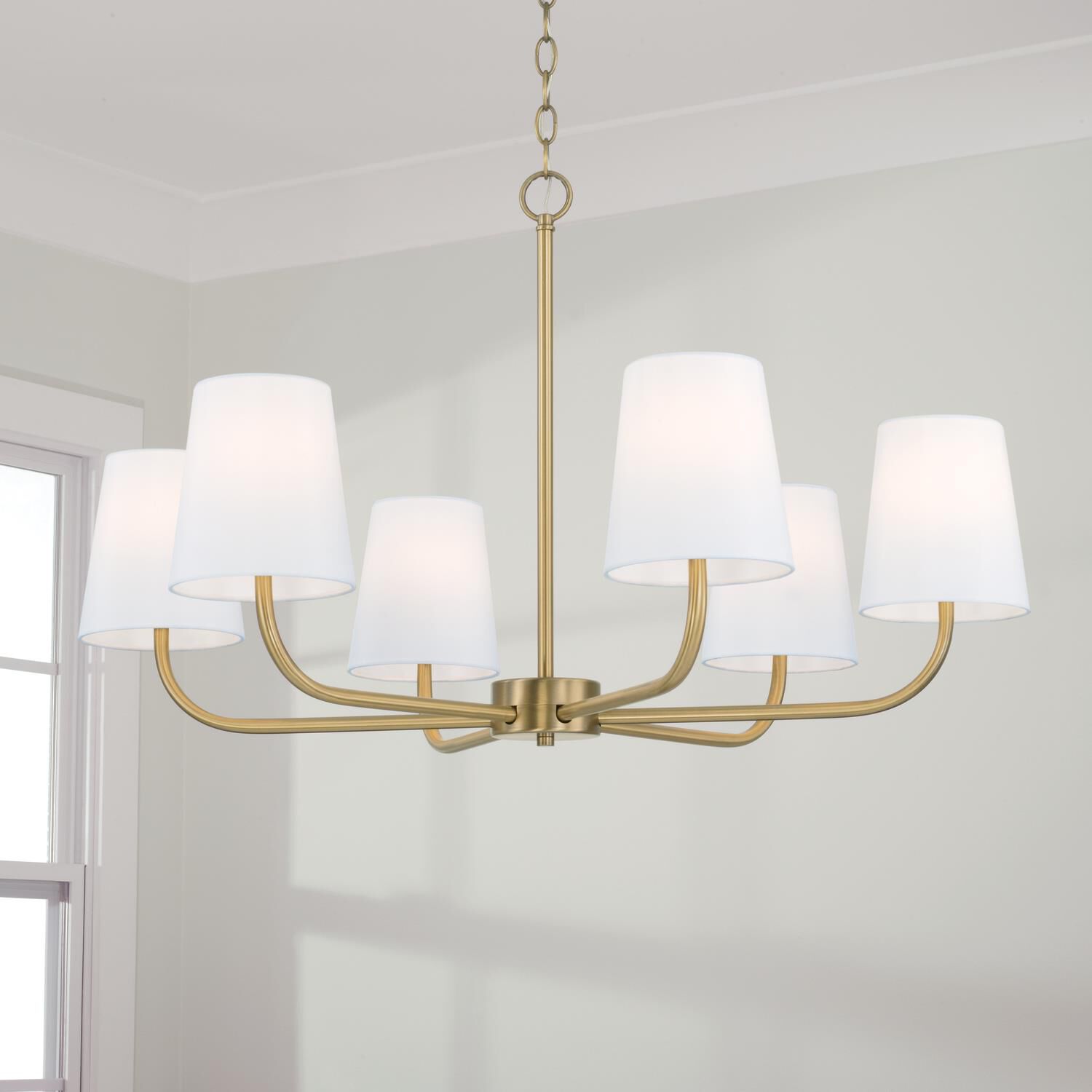 Brody 34 Inch 6 Light Chandelier | Capitol Lighting
