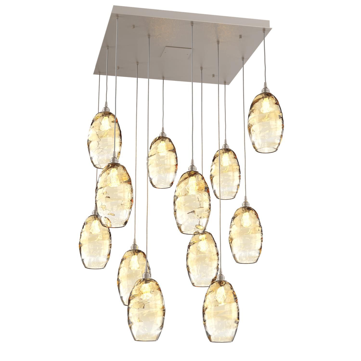 Ellisse 34 Inch 12 Light Multi Light Pendant by Hammerton Studio