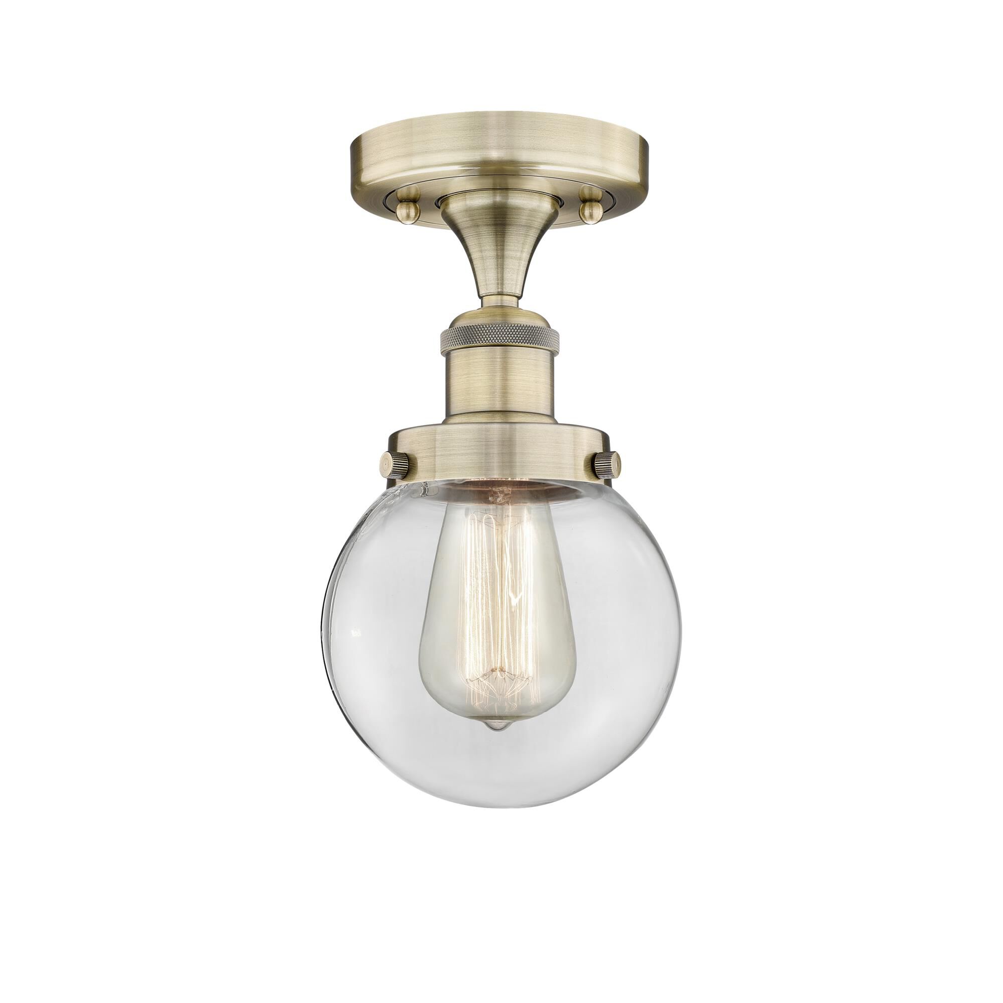 Bruno Marashlian Beacon 6 Inch 1 Light Semi Flush Mount by Innovations Lighting
