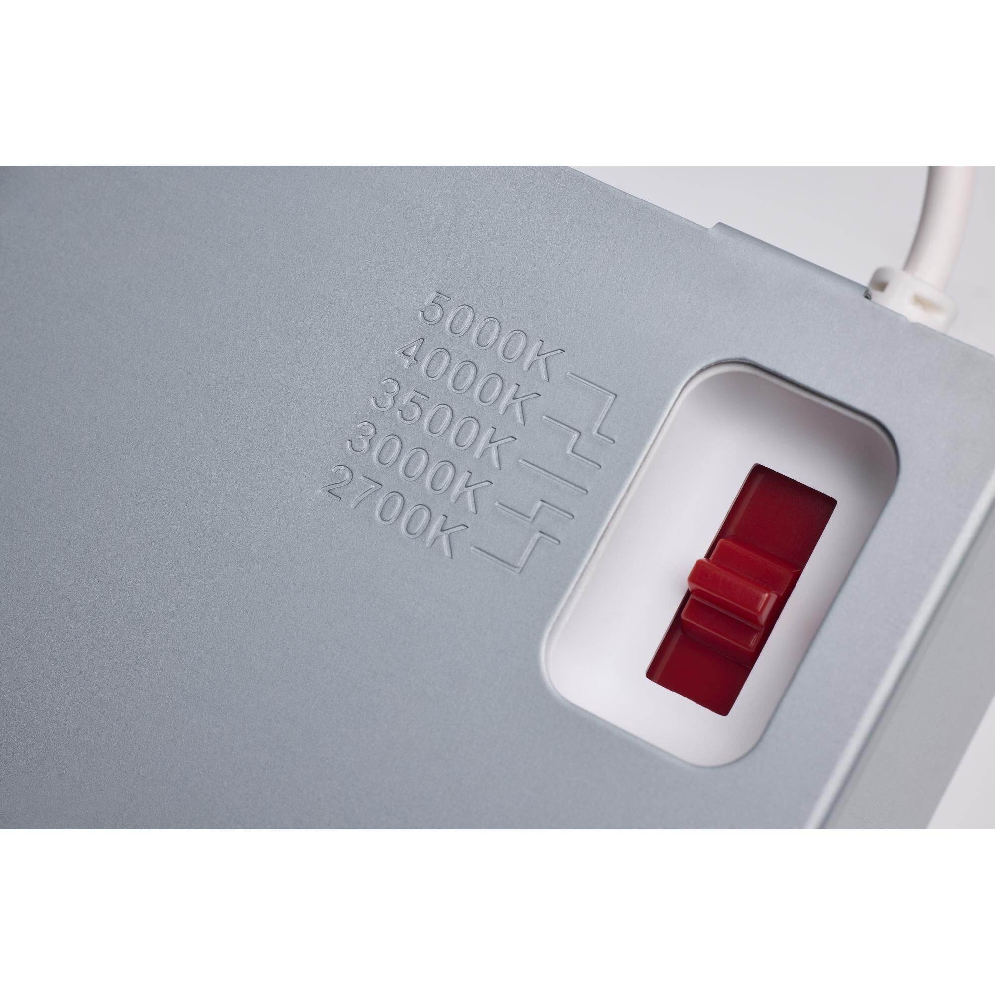 Shown in White and Red finish