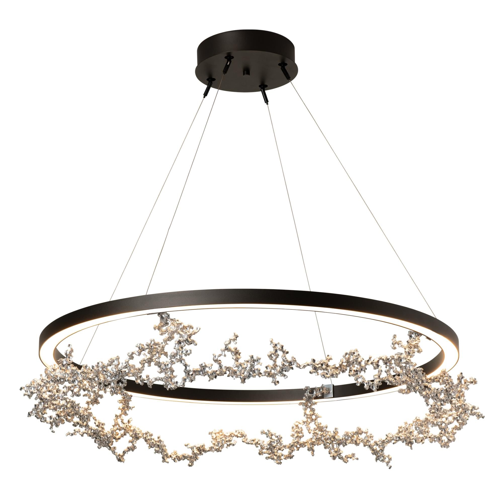 Shown in Oil Rubbed Bronze finish and Sterling accent